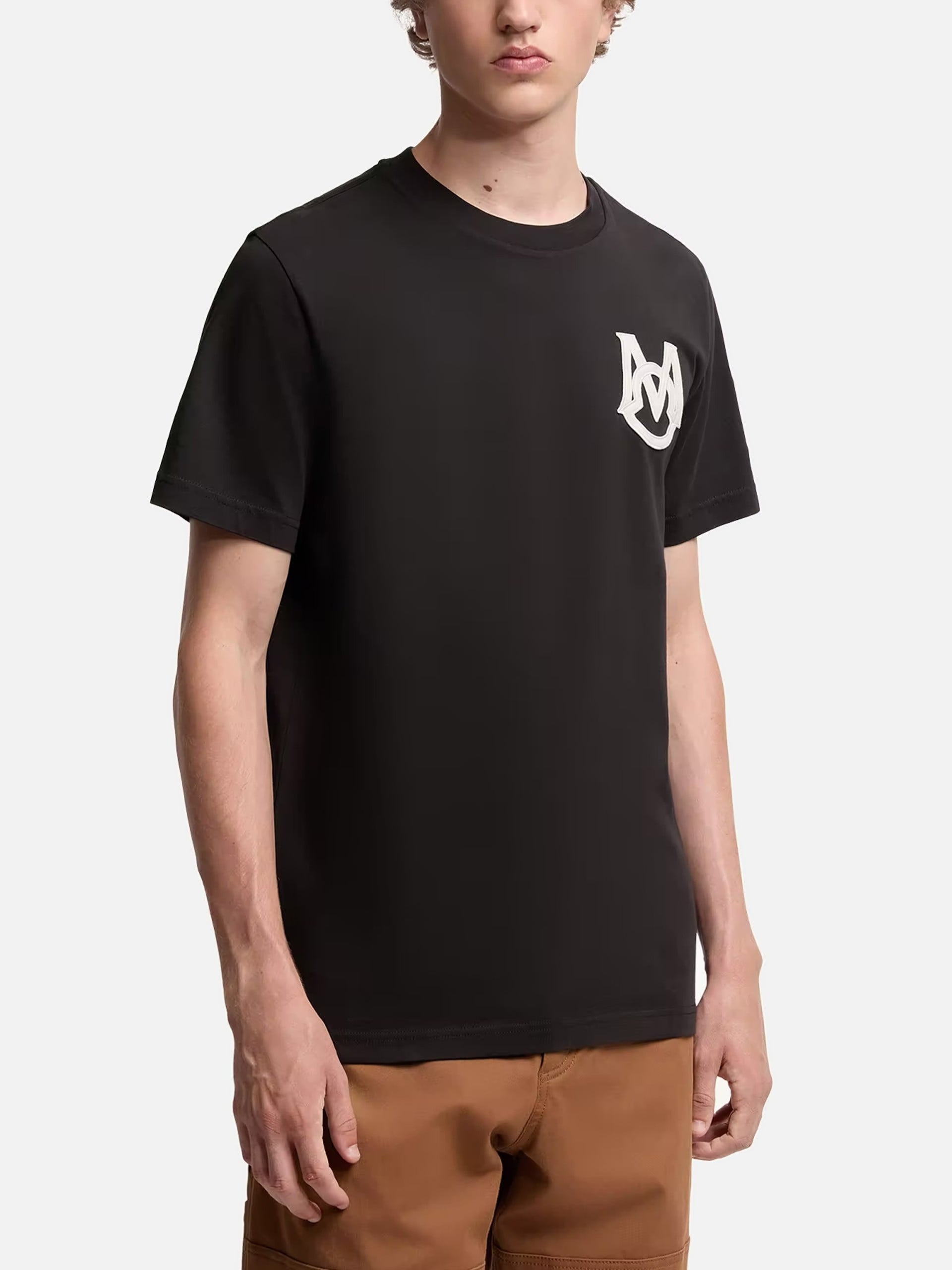 MONCLER - T-Shirt mit Monogramm-Logo für Herren