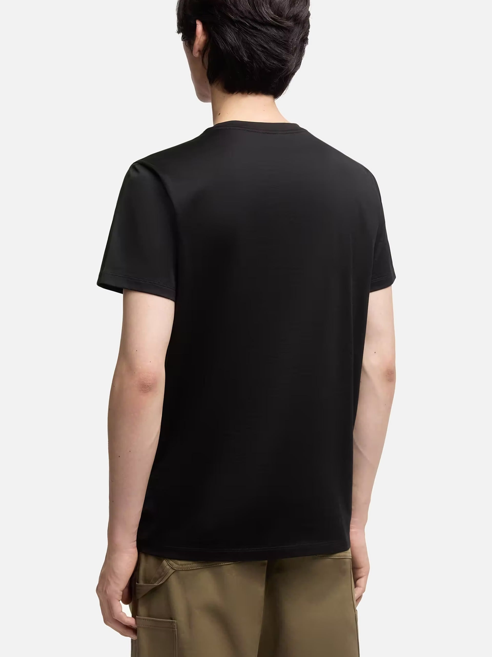 MONCLER - T-Shirt mit doppeltem Logo für Herren