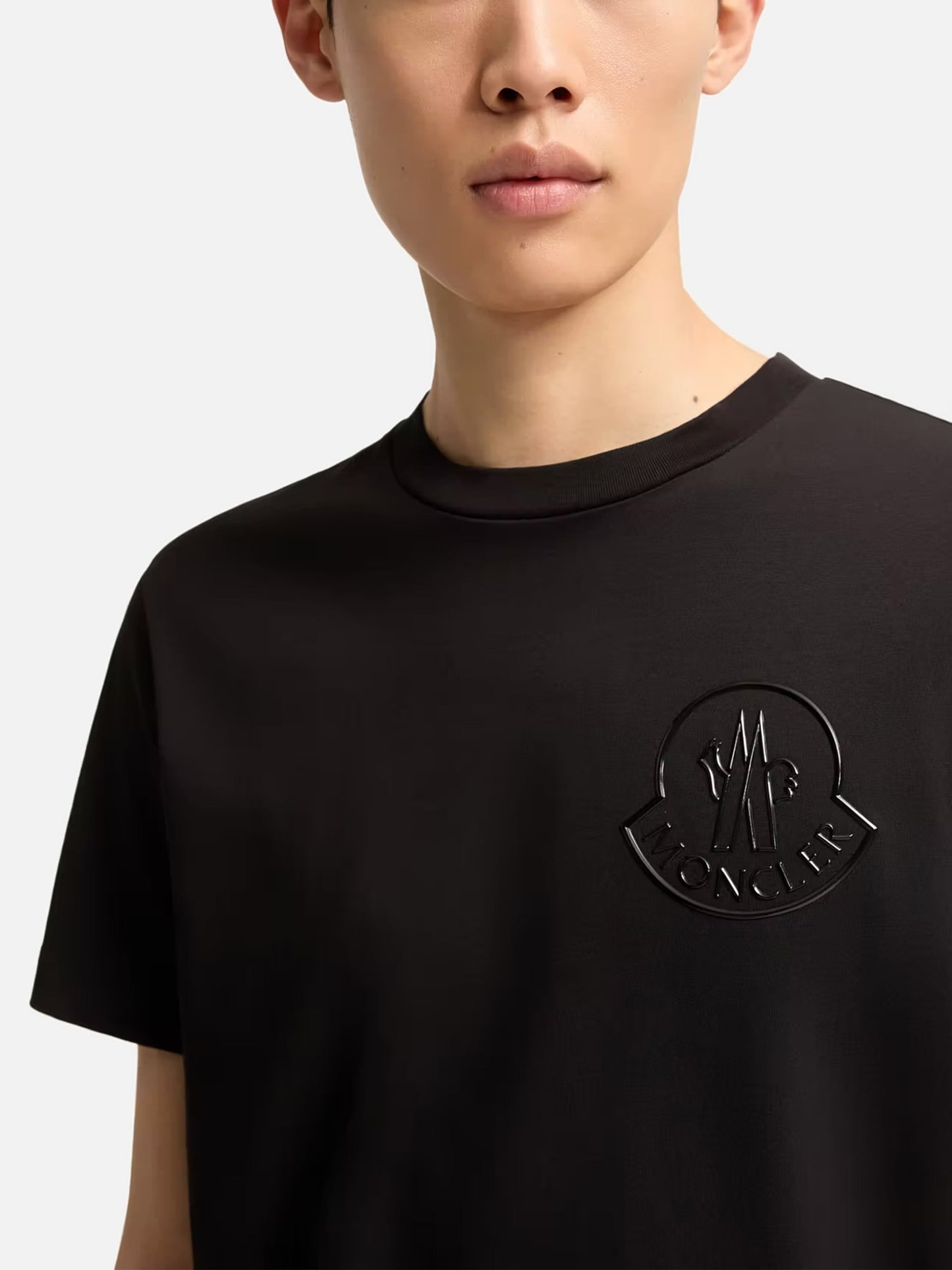 MONCLER - Logo-T-Shirt aus Baumwolle für Herren