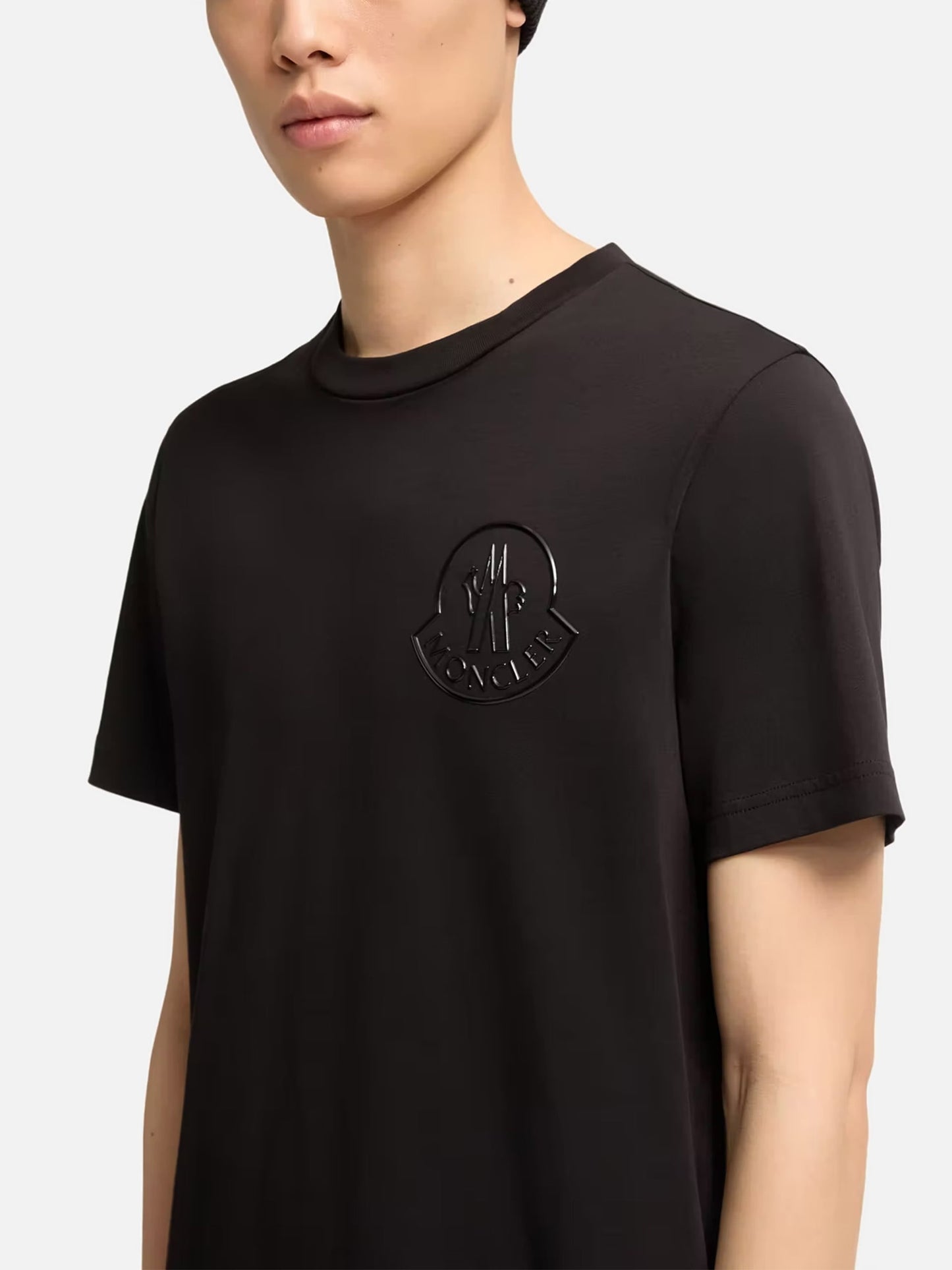 MONCLER - Logo-T-Shirt aus Baumwolle für Herren
