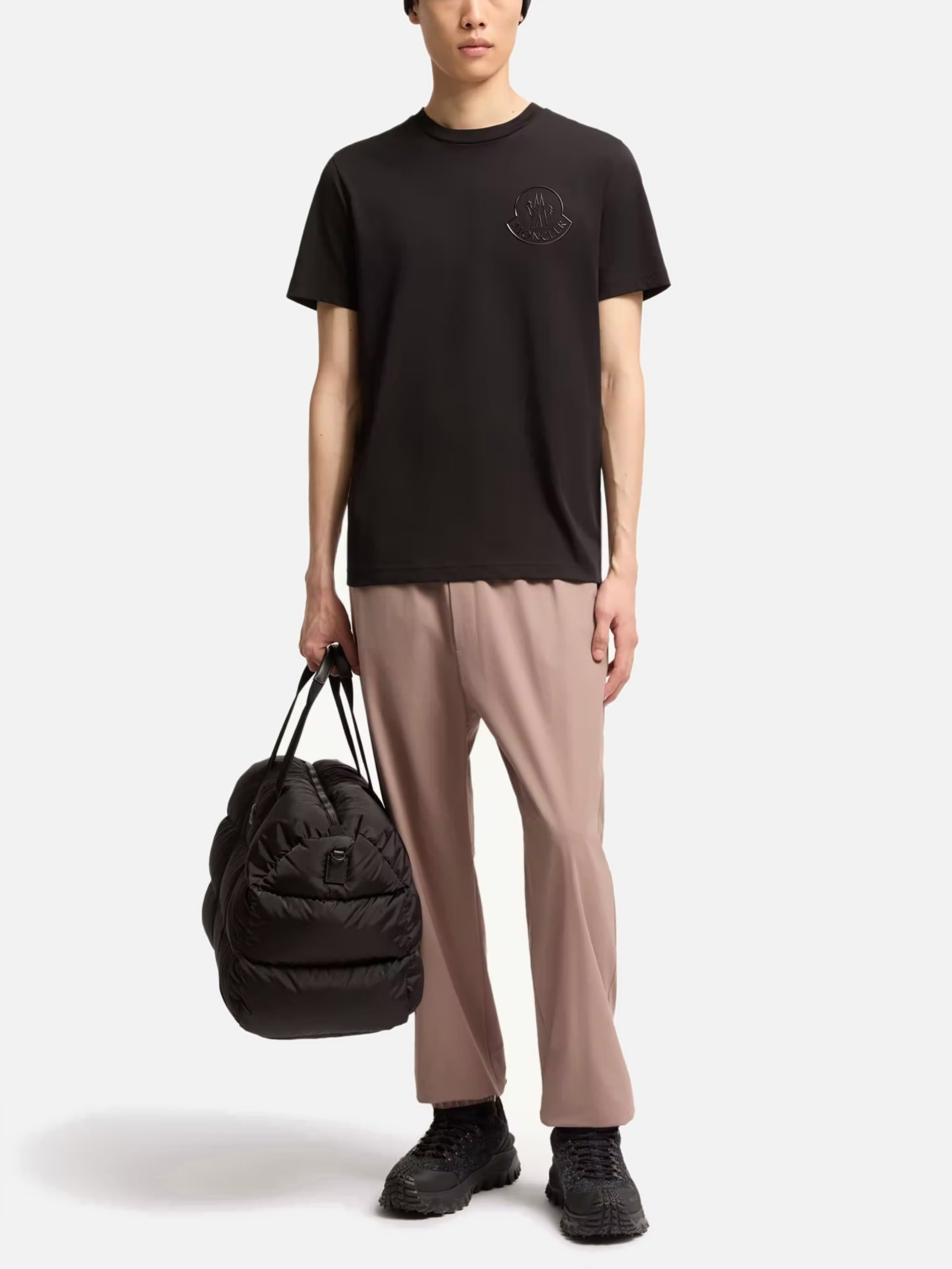 MONCLER - Logo-T-Shirt aus Baumwolle für Herren
