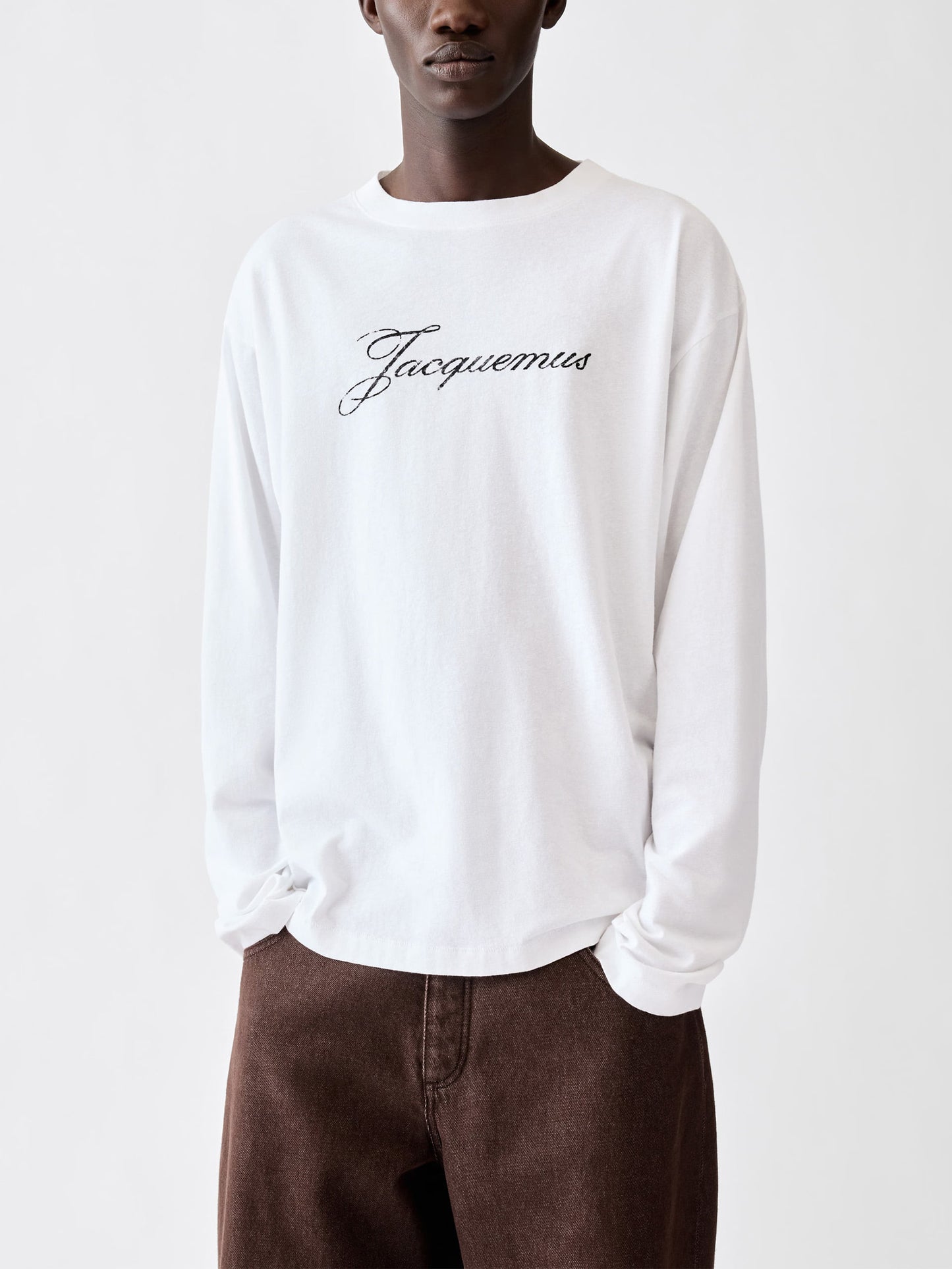 JACQUEMUS - Longsleeve-T-Shirt ‘Jacquemus‘ mit Logo-Print