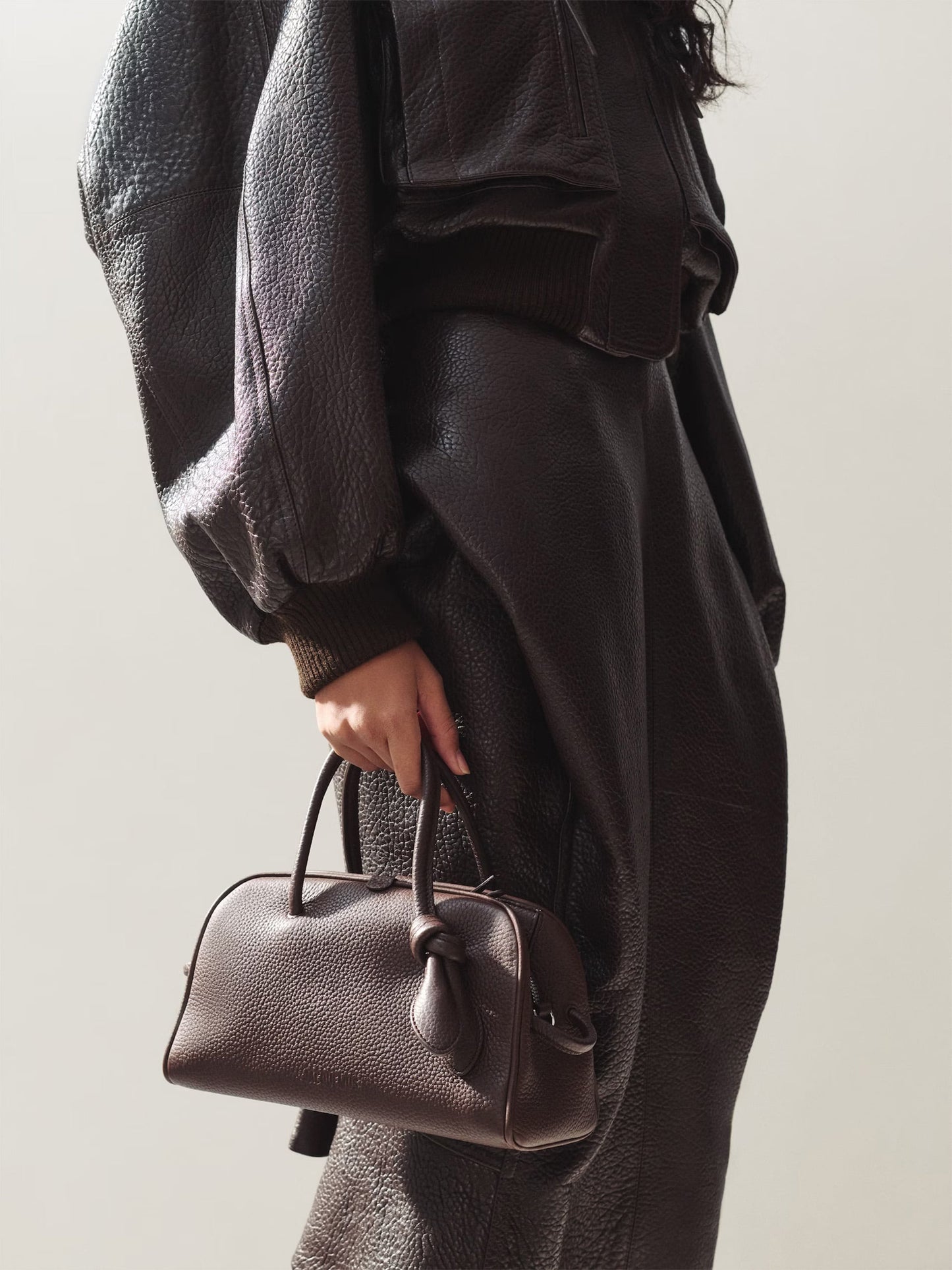 JACQUEMUS - Tote Bag Turismo Small aus Leder