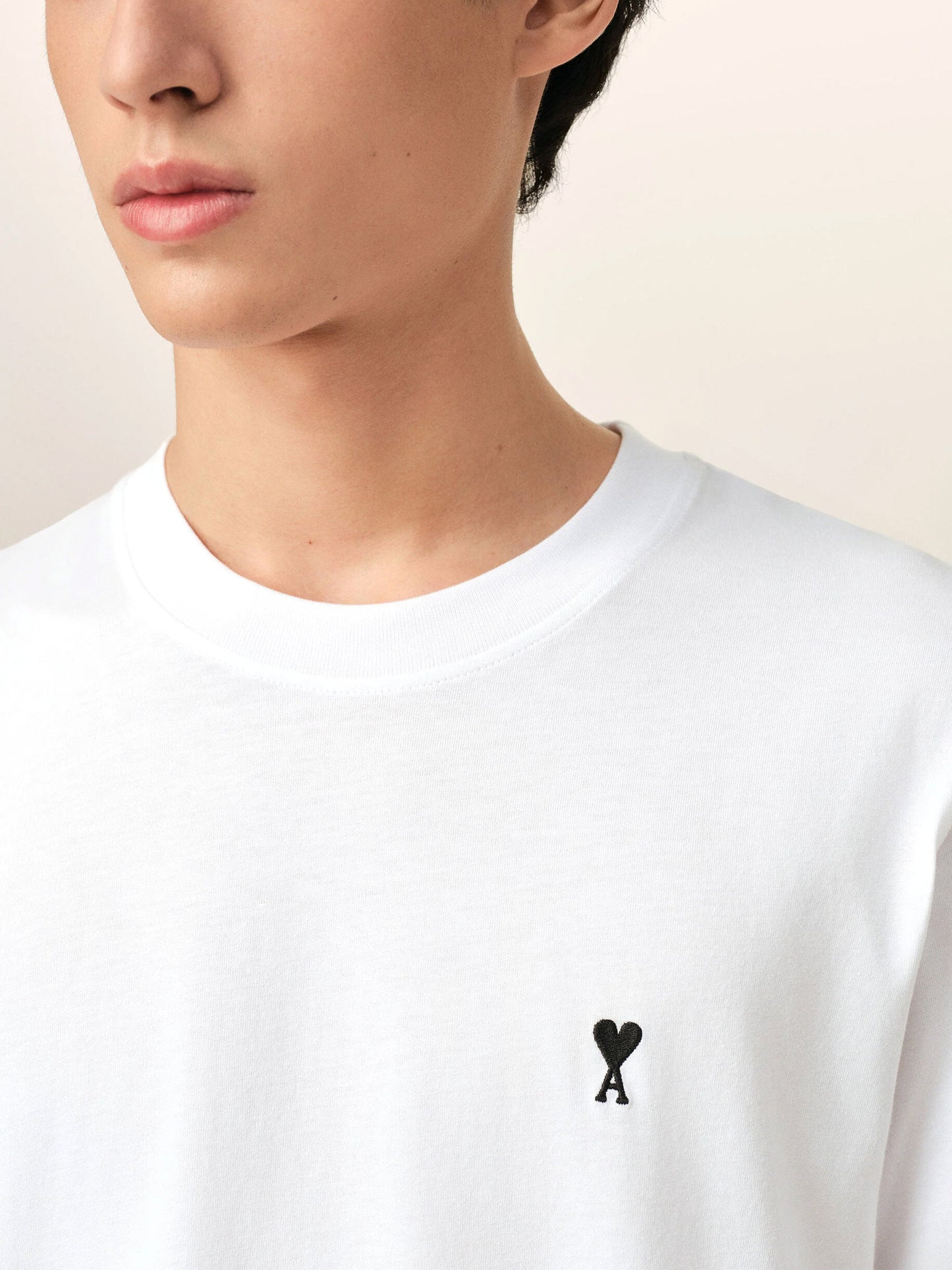 AMI PARIS - T-Shirt Ami De Coeur aus Baumwolljersey