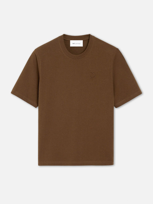 Ami Paris – Oversized-T-Shirt Ami de Coeur für Herren Dunkelbraun - Dark brown