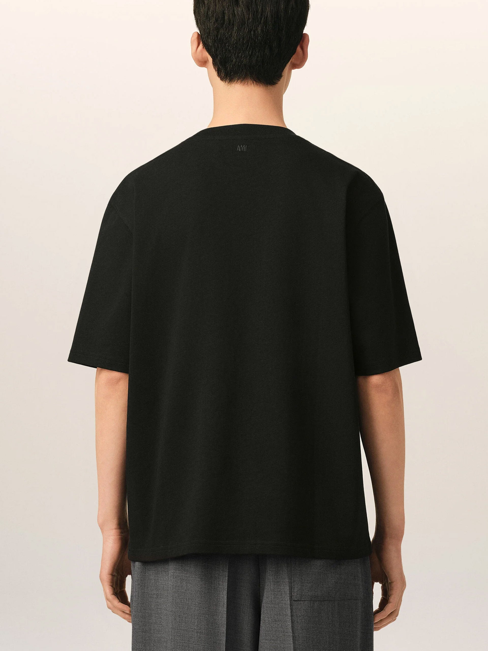 Ami Paris – Oversized-T-Shirt Ami de Coeur für Herren Schwarz - Black