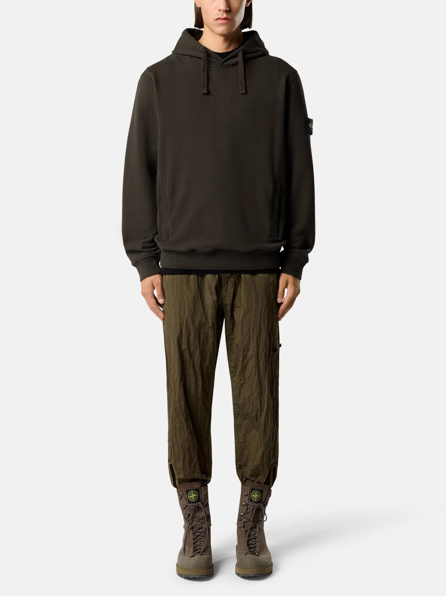 STONE ISLAND - Hoodie mit Kompass-Patch für Herren