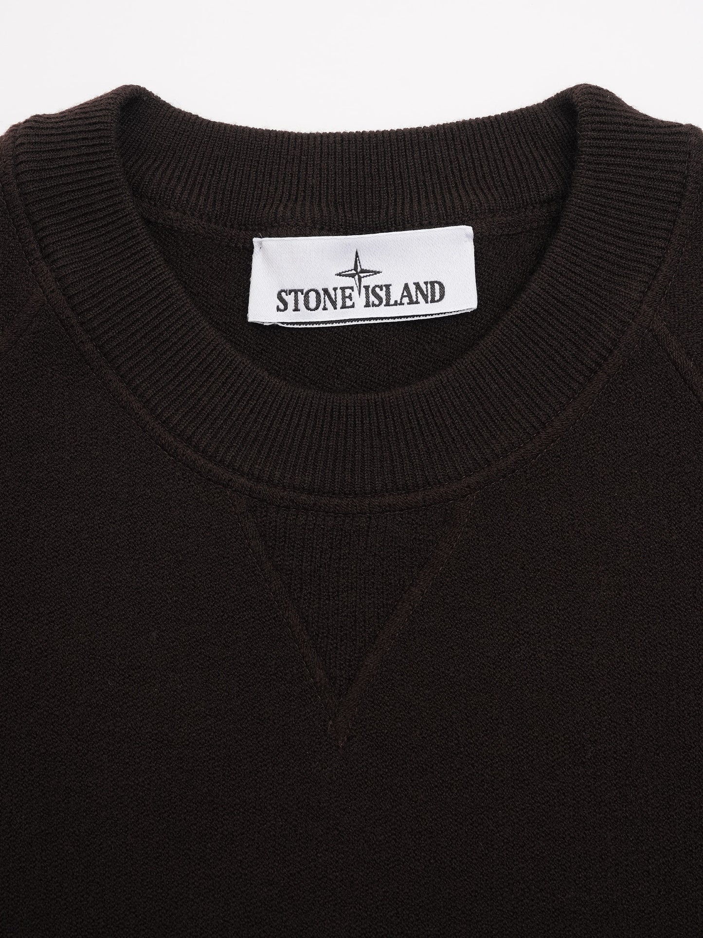 STONE ISLAND - Rundhalspullover aus Stretch-Wolle für Herren