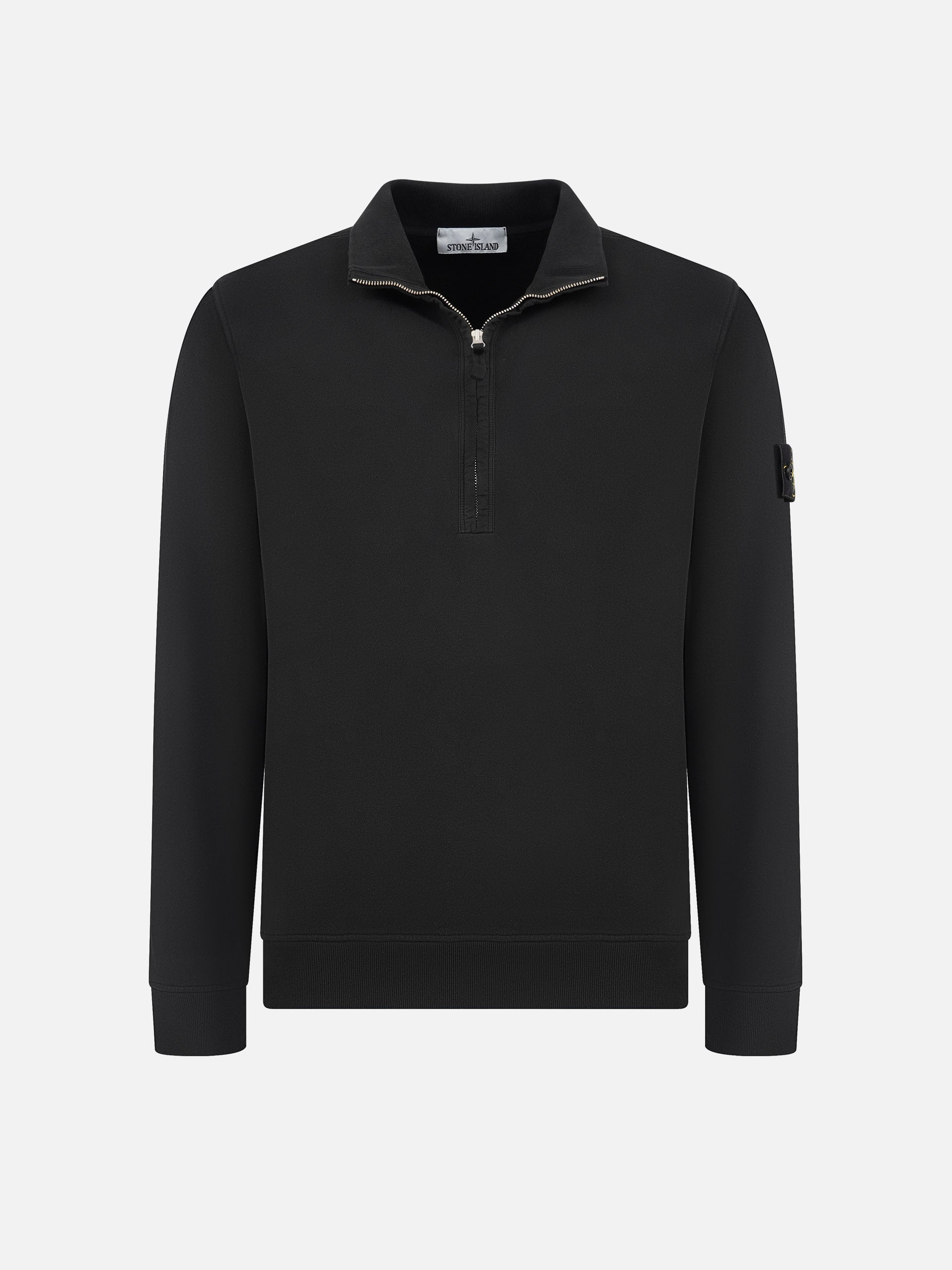 STONE ISLAND - Half-Zip-Sweatshirt mit Kompass-Patch für Herren