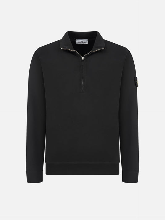STONE ISLAND - Half-Zip-Sweatshirt mit Kompass-Patch für Herren