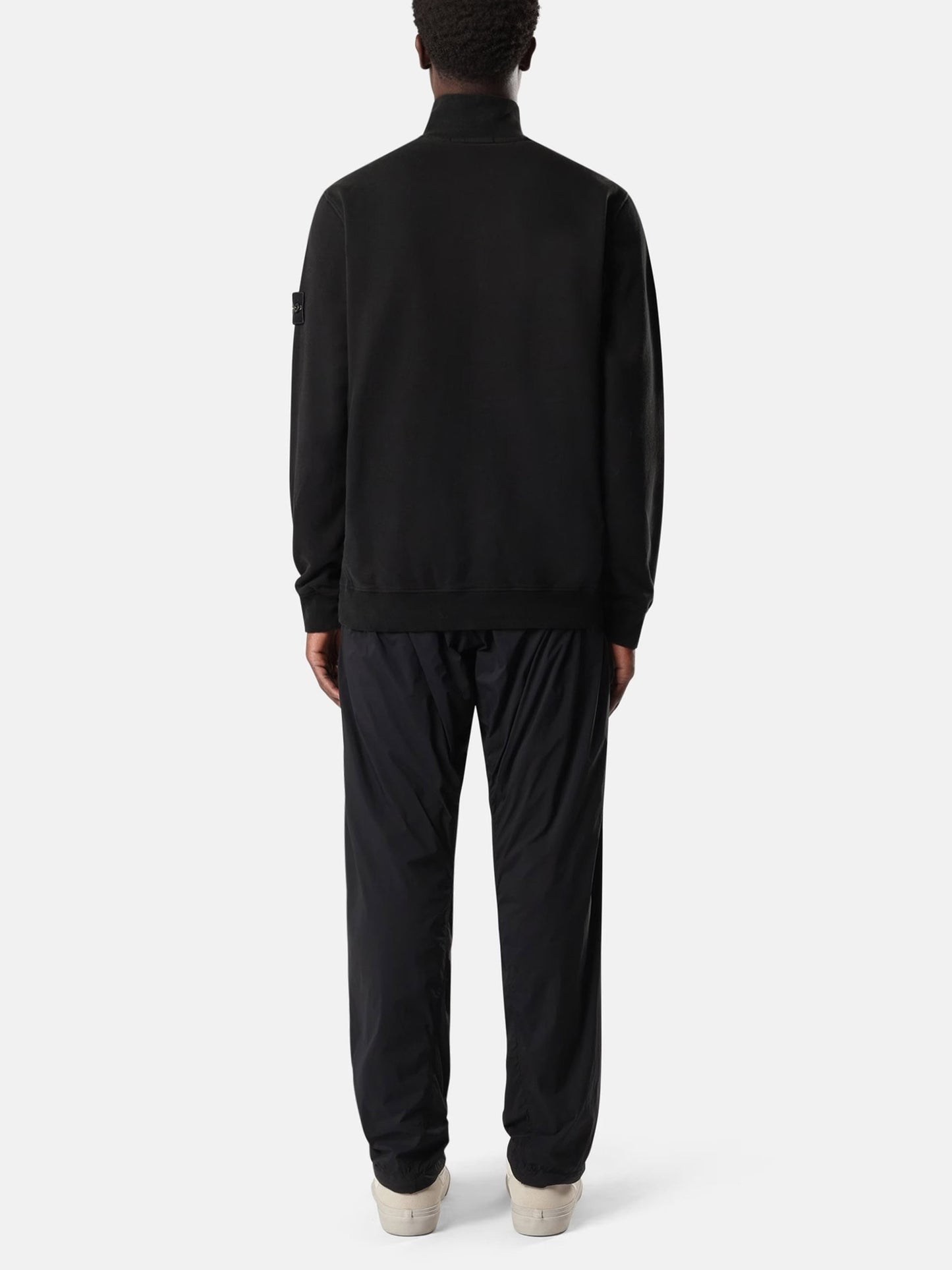 STONE ISLAND - Half-Zip-Sweatshirt mit Kompass-Patch für Herren