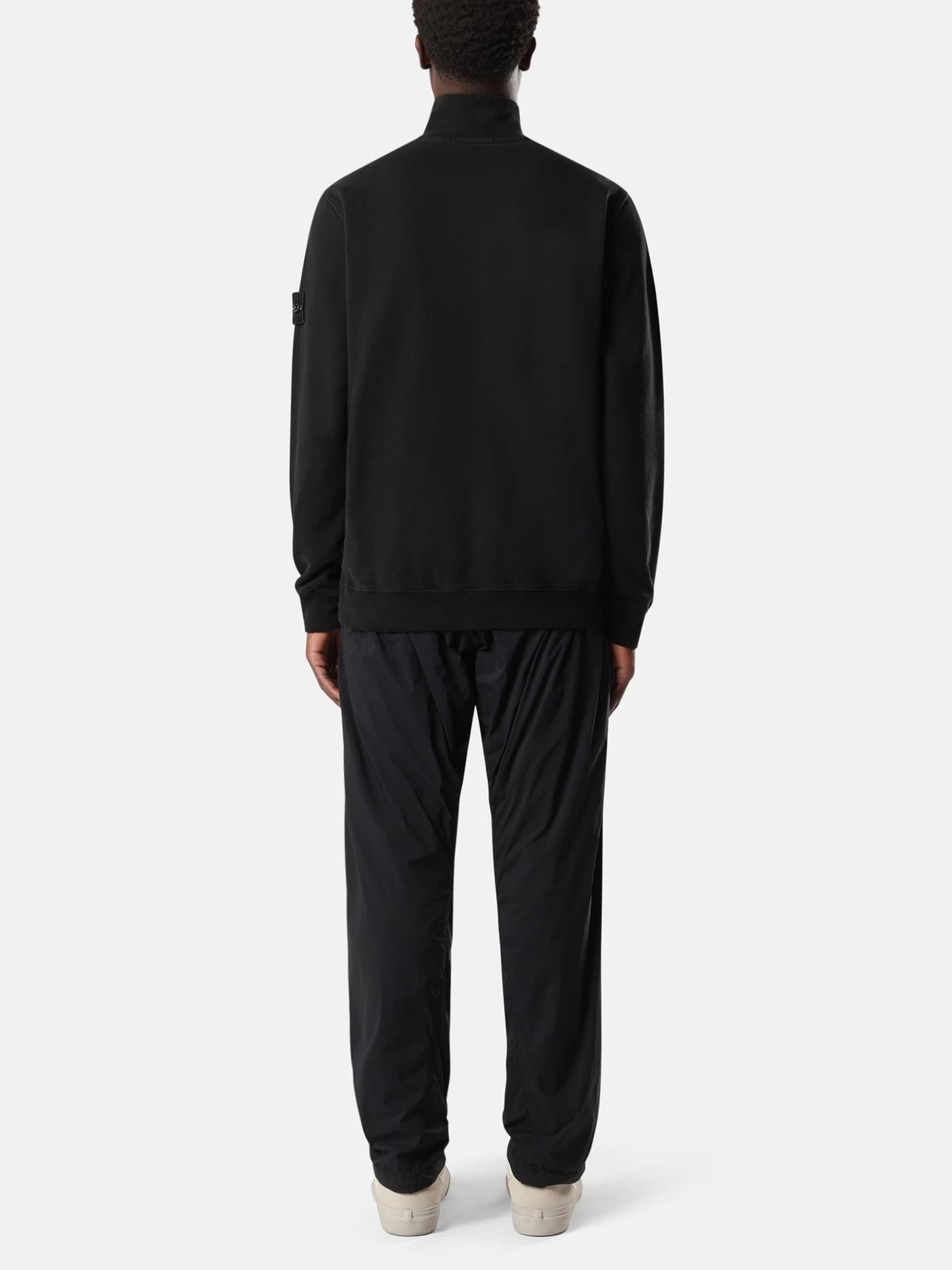 STONE ISLAND - Half-Zip-Sweatshirt mit Kompass-Patch für Herren