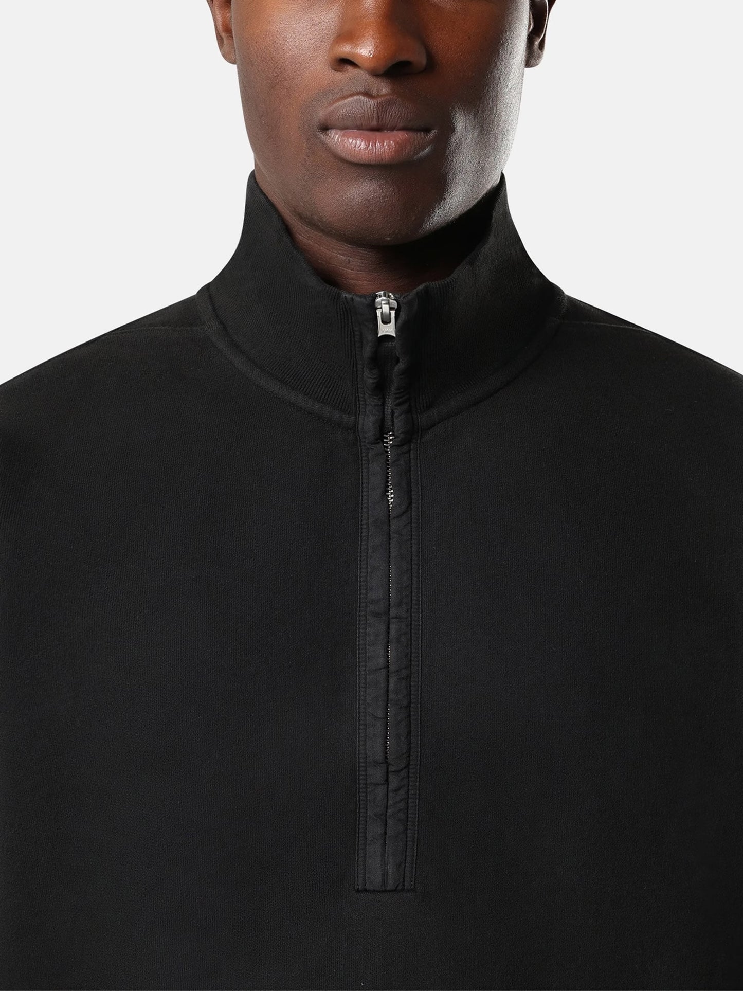 STONE ISLAND - Half-Zip-Sweatshirt mit Kompass-Patch für Herren
