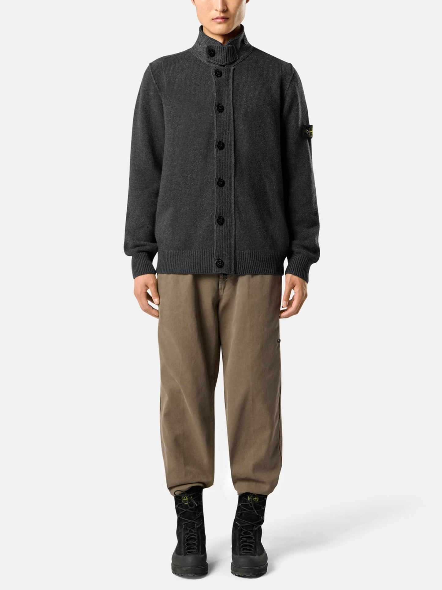STONE ISLAND - Strickjacke mit Reißverschluss für Herren