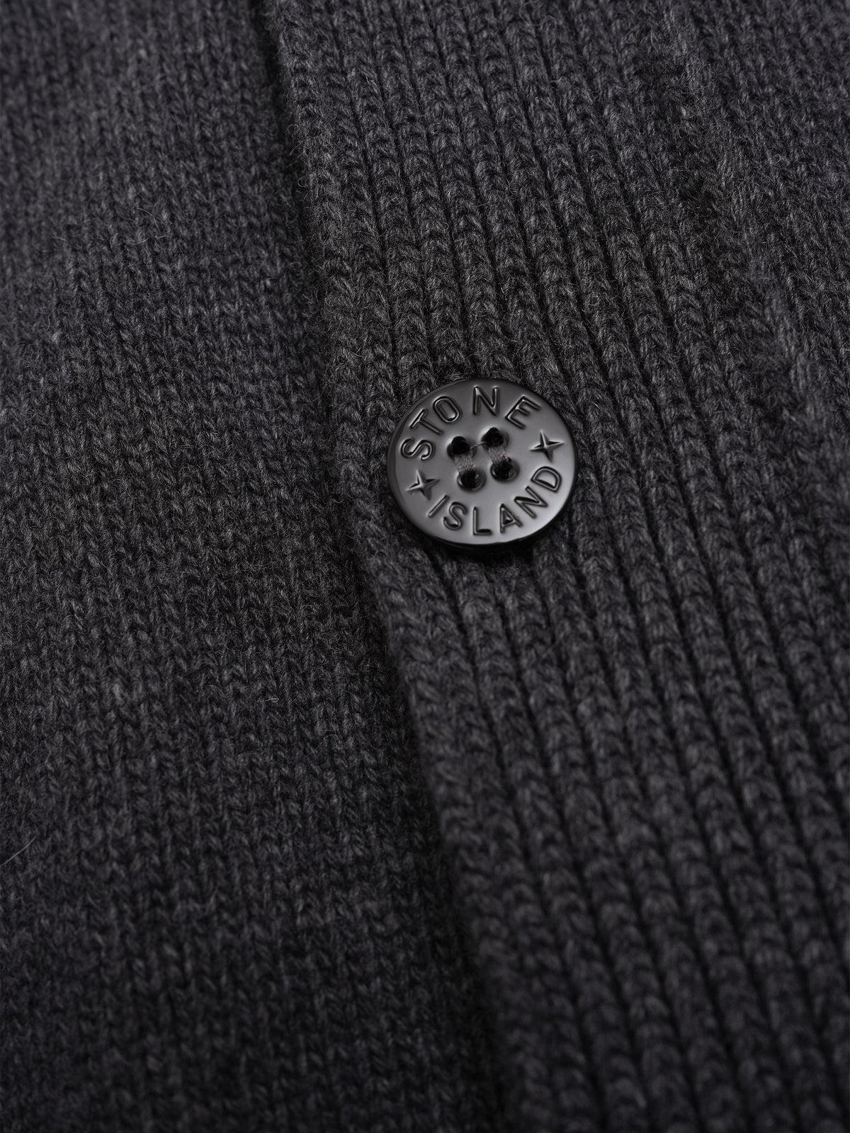 Stone Island – Strickjacke mit Reißverschluss für Herren Dunkelgrau - Dark Grey