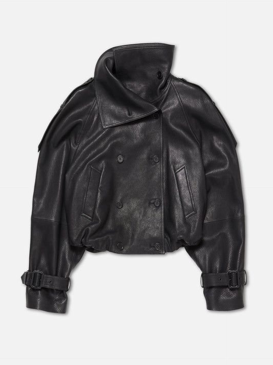 ACNE STUDIOS - Kurzer Trenchcoat aus Leder für Damen