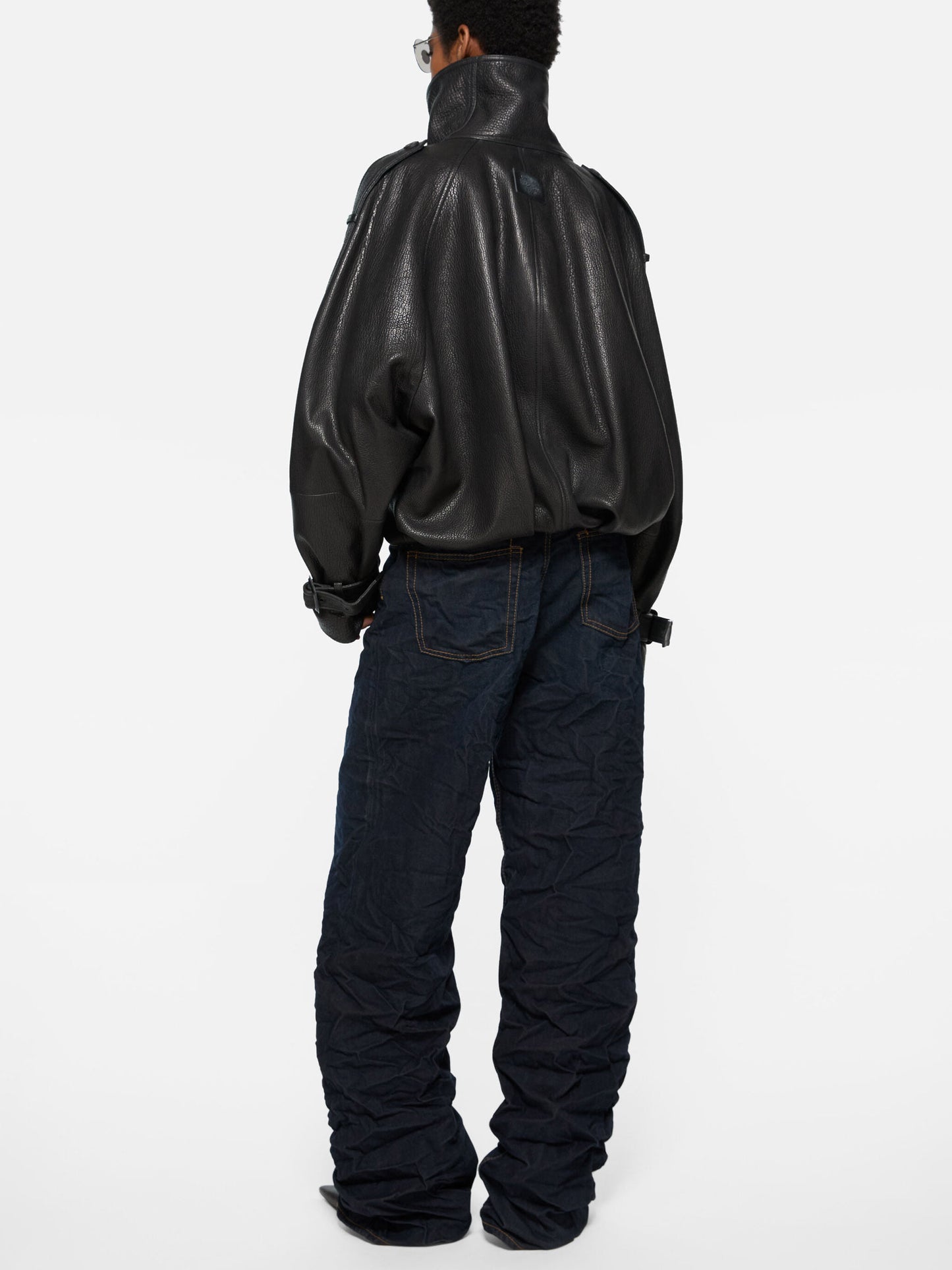 ACNE STUDIOS - Kurzer Trenchcoat aus Leder für Damen