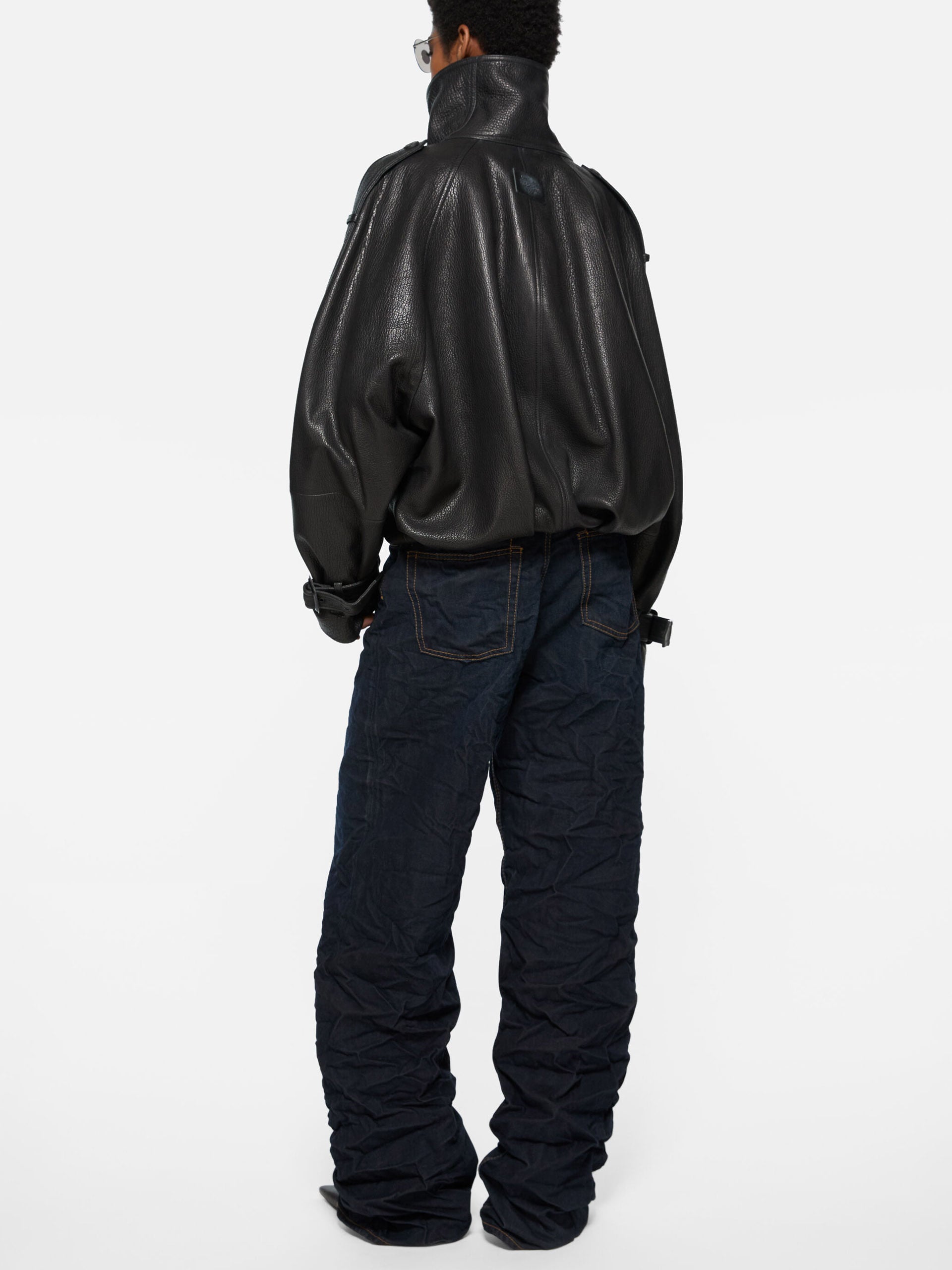 ACNE STUDIOS - Kurzer Trenchcoat aus Leder für Damen