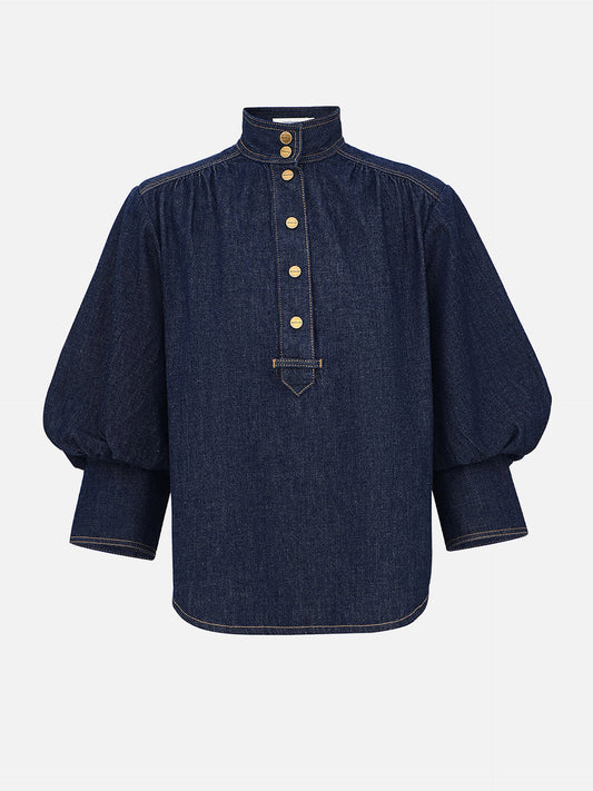 ZIMMERMANN - Top Billow aus Denim für Damen