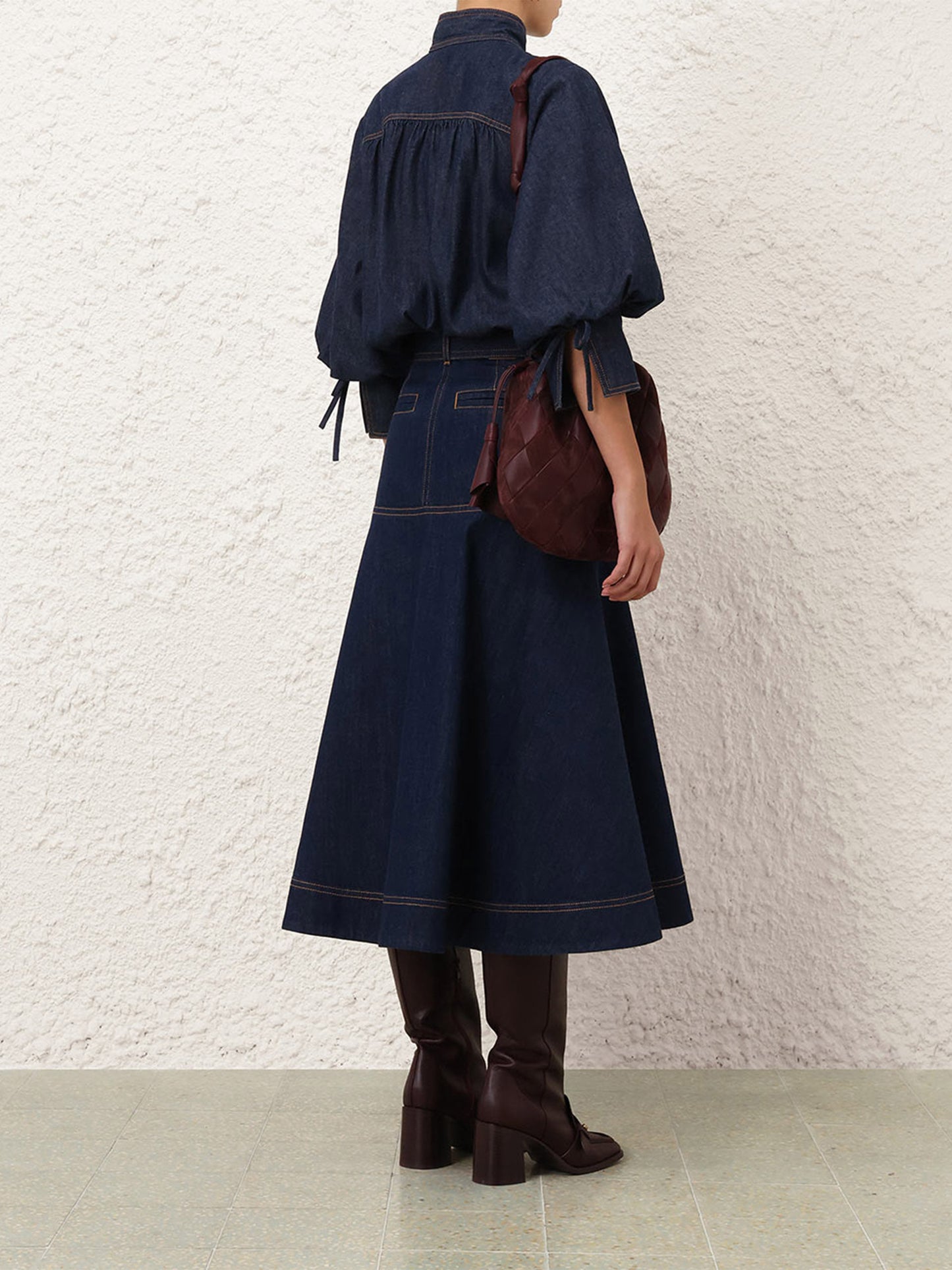 ZIMMERMANN - Top Billow aus Denim für Damen