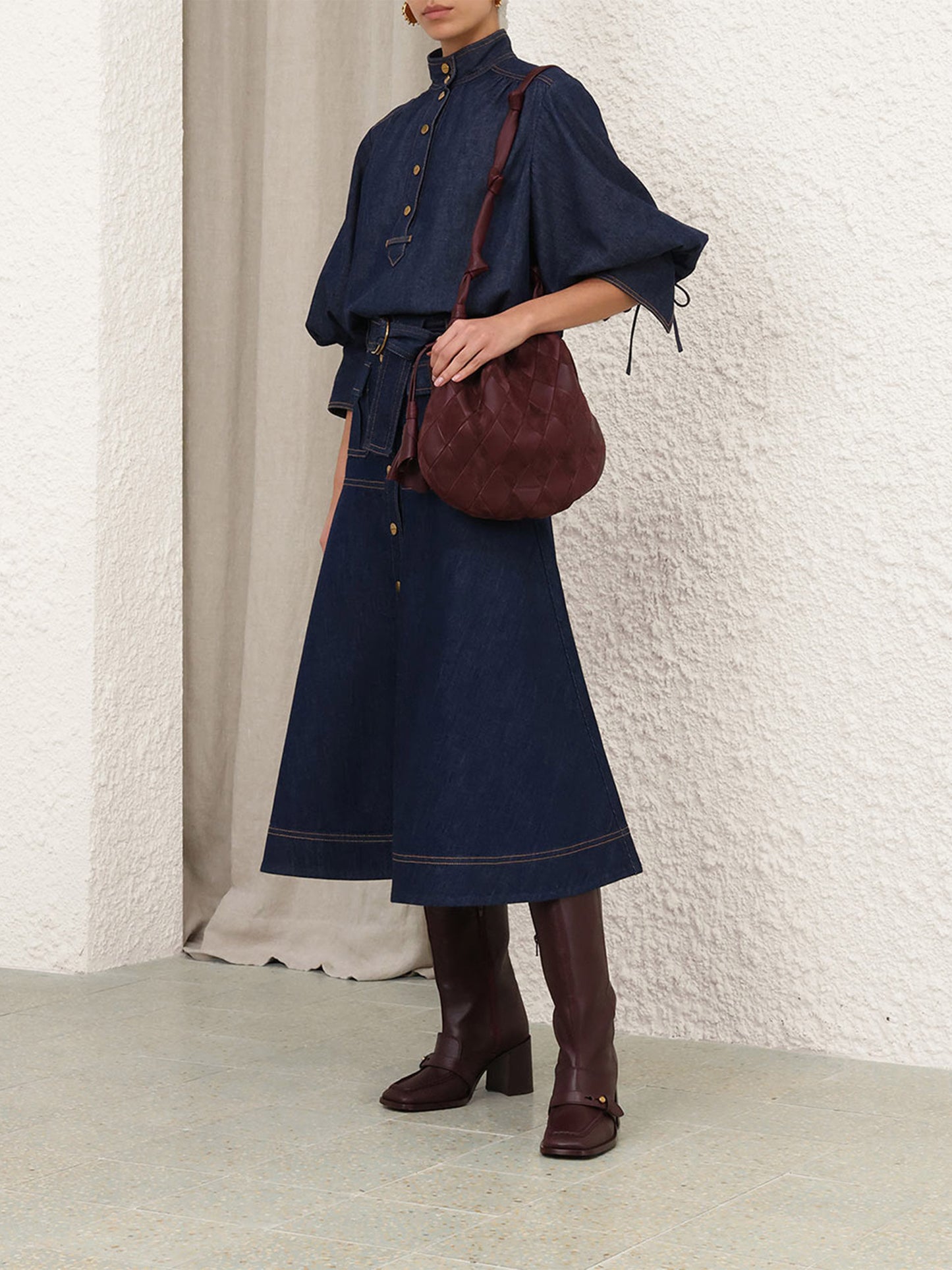 ZIMMERMANN - Top Billow aus Denim für Damen