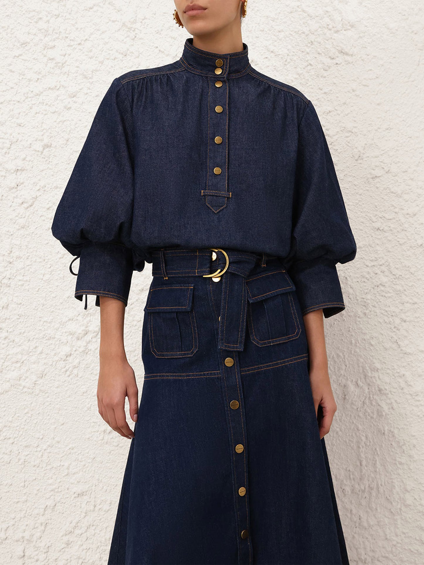 ZIMMERMANN - Top Billow aus Denim für Damen