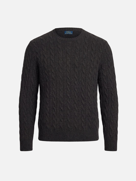 POLO RALPH LAUREN - Woll-Kaschmir-Pullover mit Zopfmuster für Herren