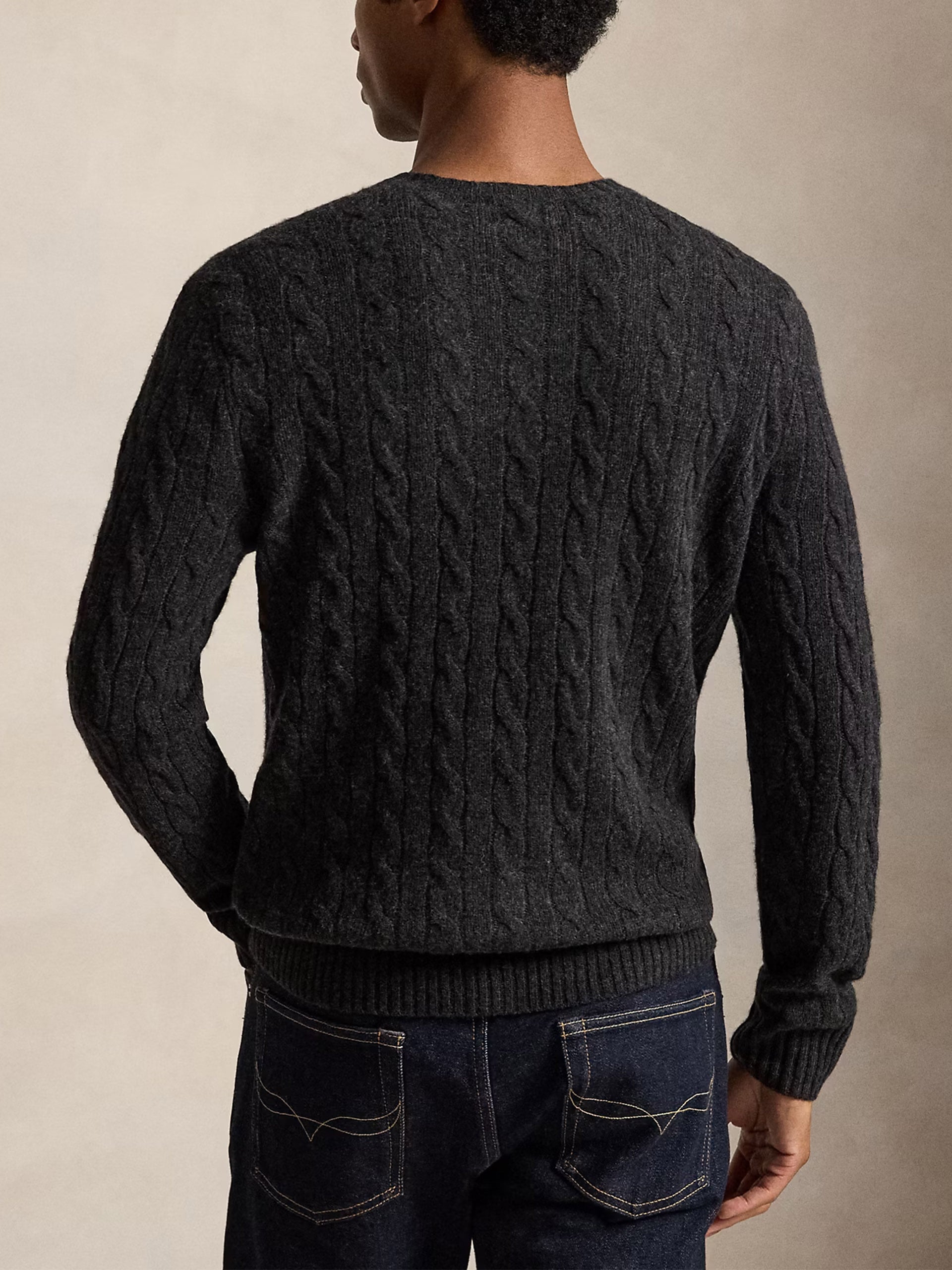 POLO RALPH LAUREN - Woll-Kaschmir-Pullover mit Zopfmuster für Herren