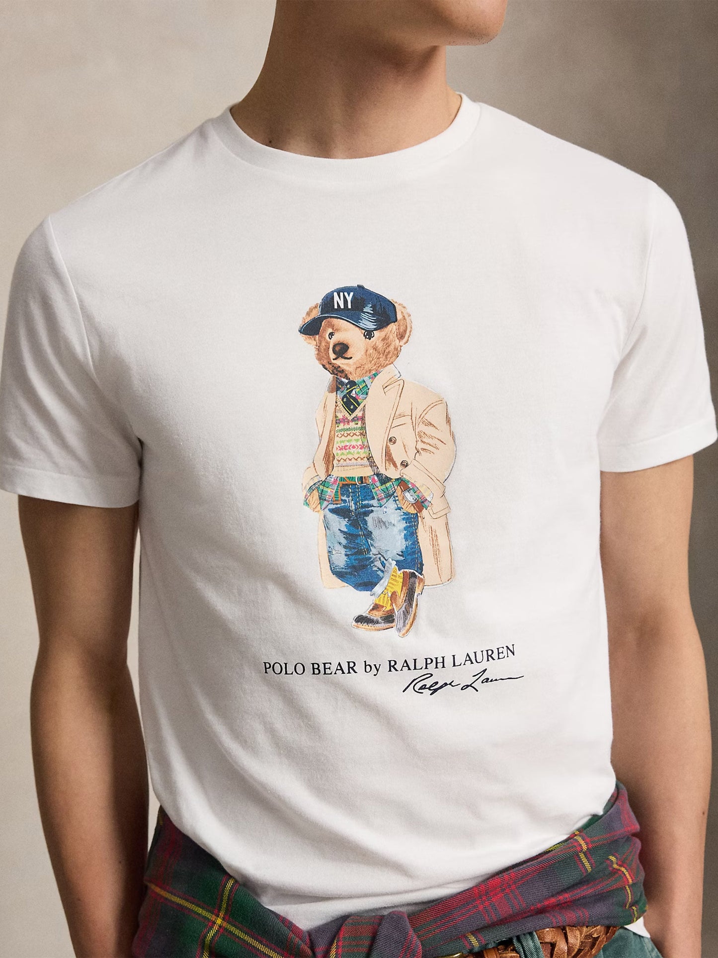 POLO RALPH LAUREN - T-Shirt aus Baumwolljersey mit Polo Bear