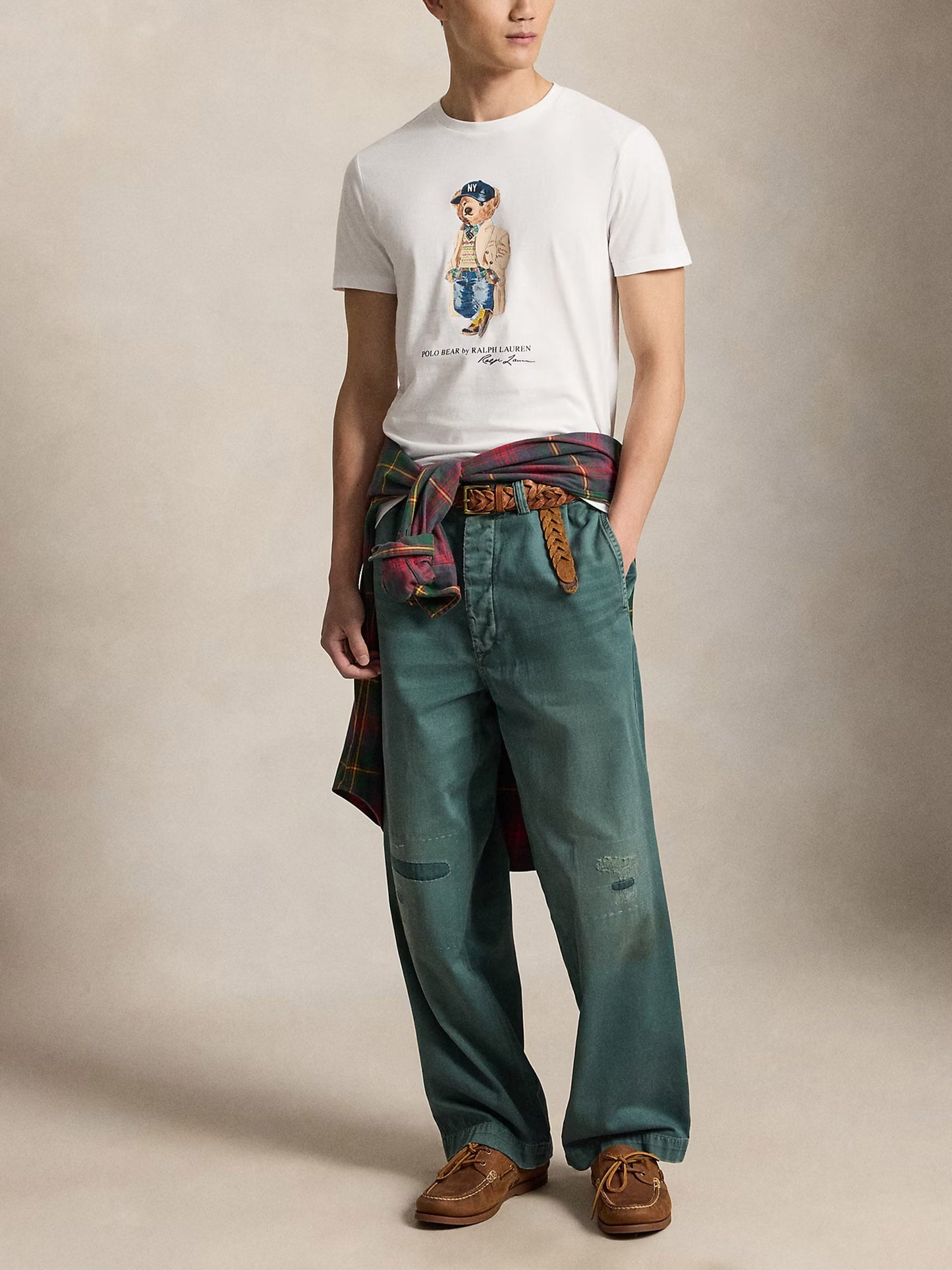 POLO RALPH LAUREN - T-Shirt aus Baumwolljersey mit Polo Bear