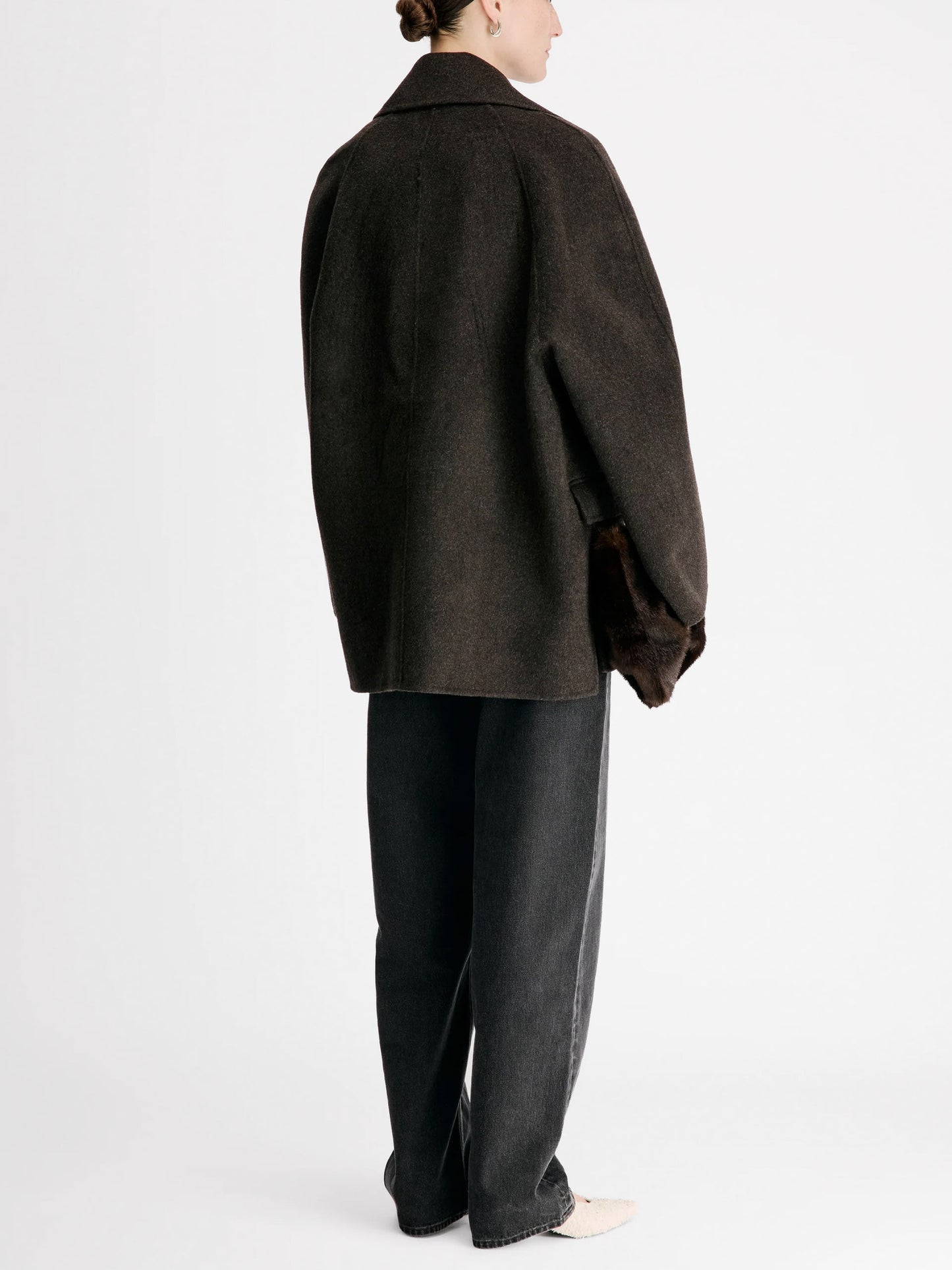 LOULOU DE SAISON - Kurzmantel aus Wollmischung für Damen