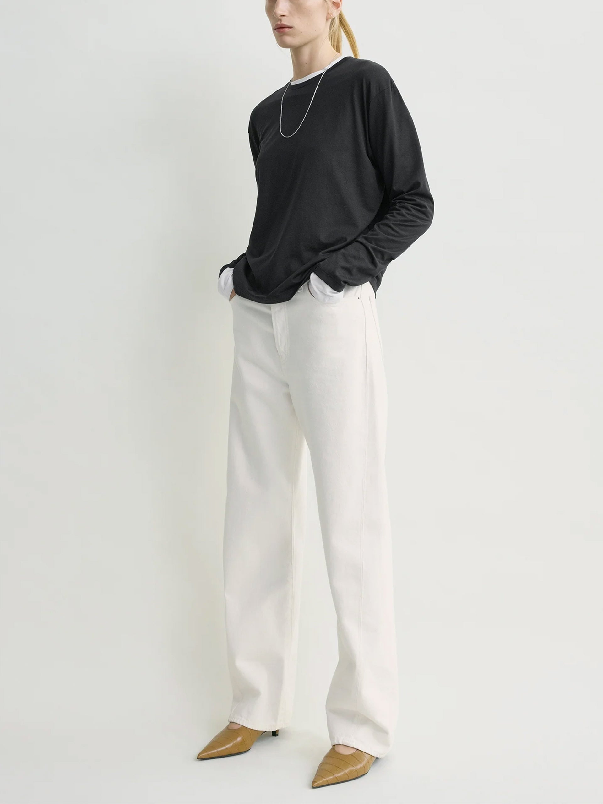 TOTEME - Longsleeve-T-Shirt aus Baumwolle für Damen