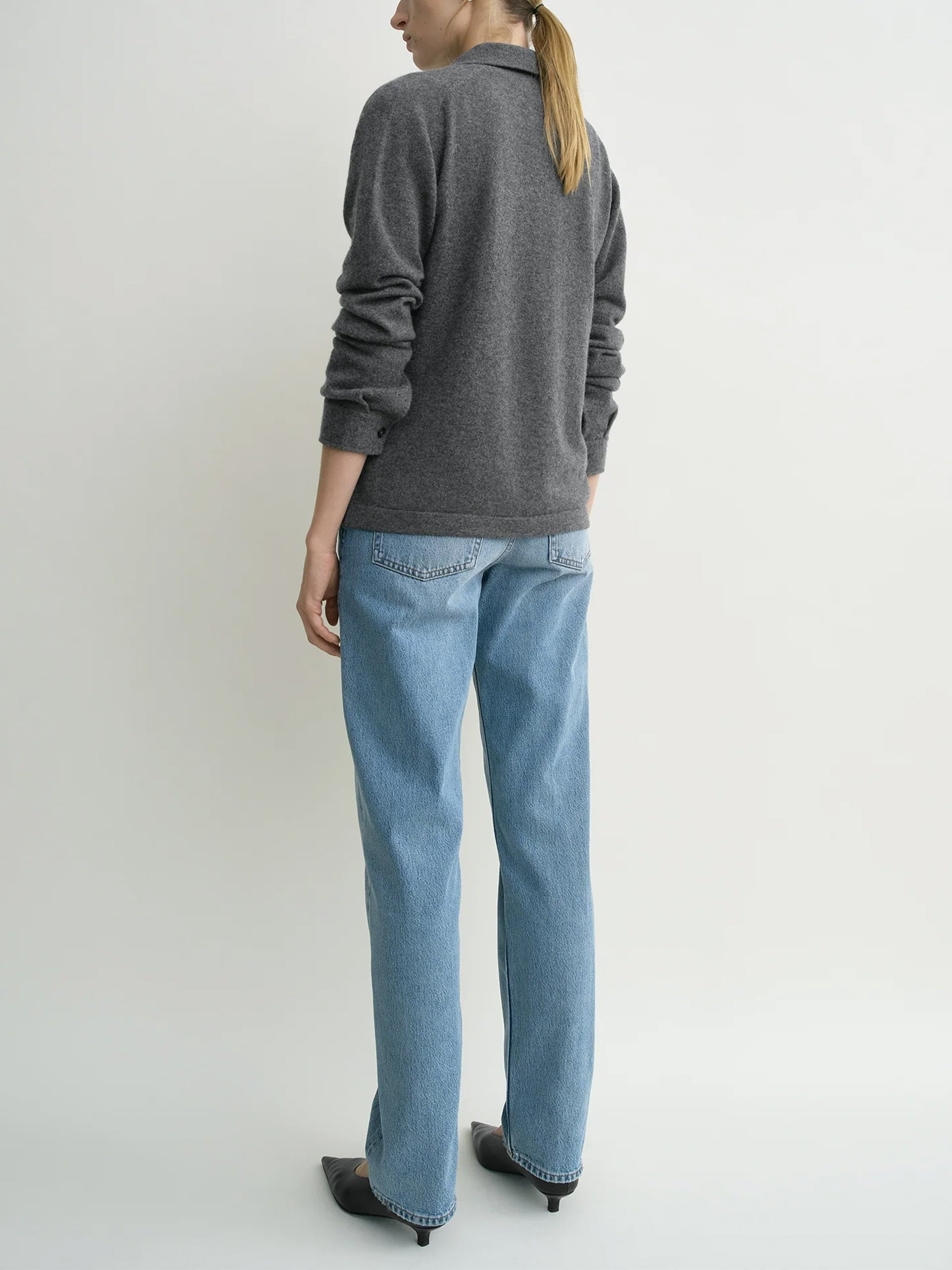TOTEME - Cardigan aus Kaschmir für Damen Dunkelgrau - Dark Grey