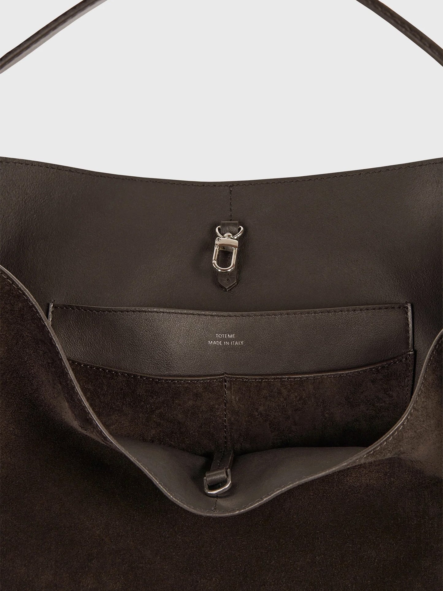 TOTEME - Tote Bag Belted Large aus Veloursleder