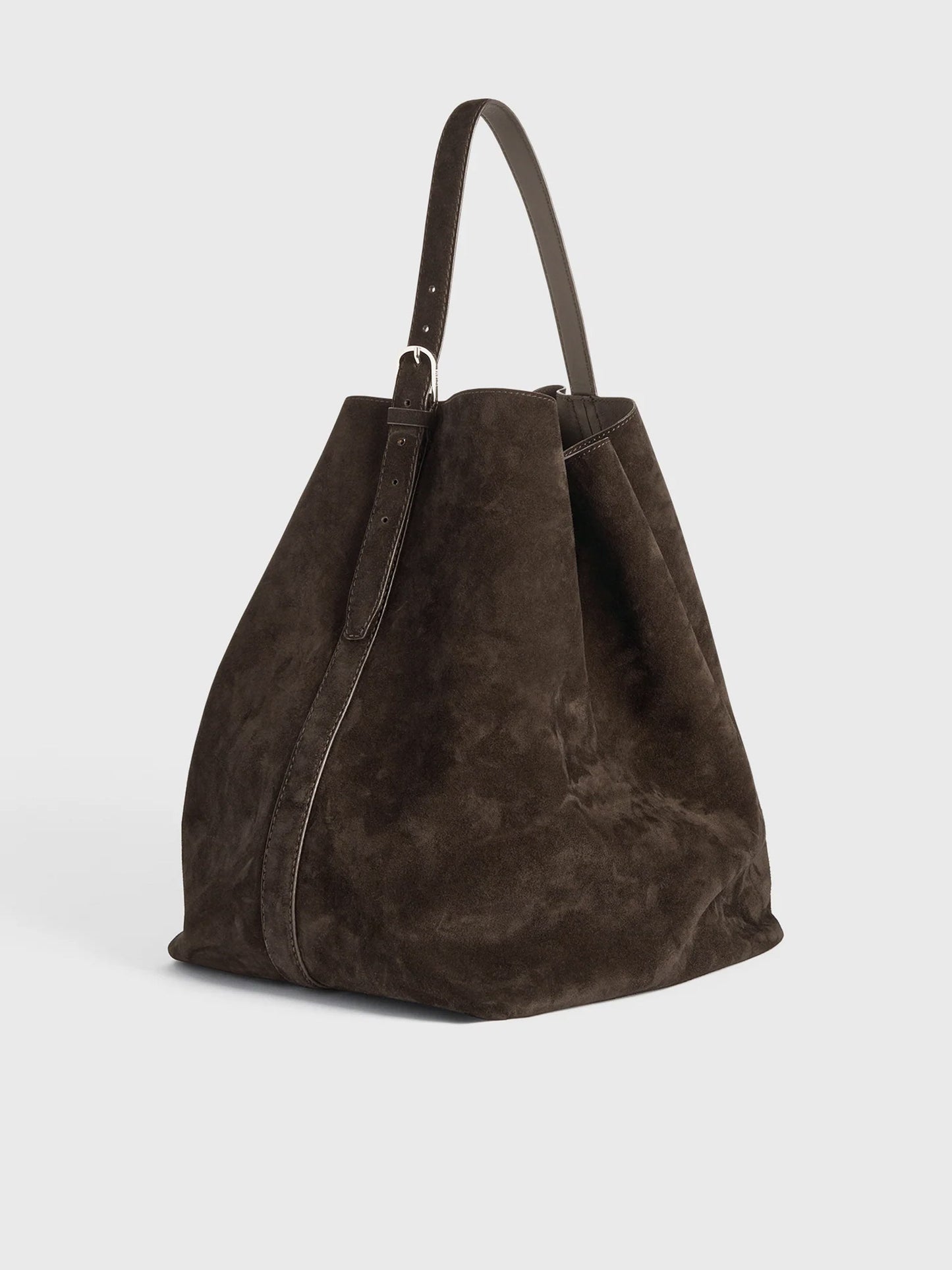 TOTEME - Tote Bag Belted Large aus Veloursleder