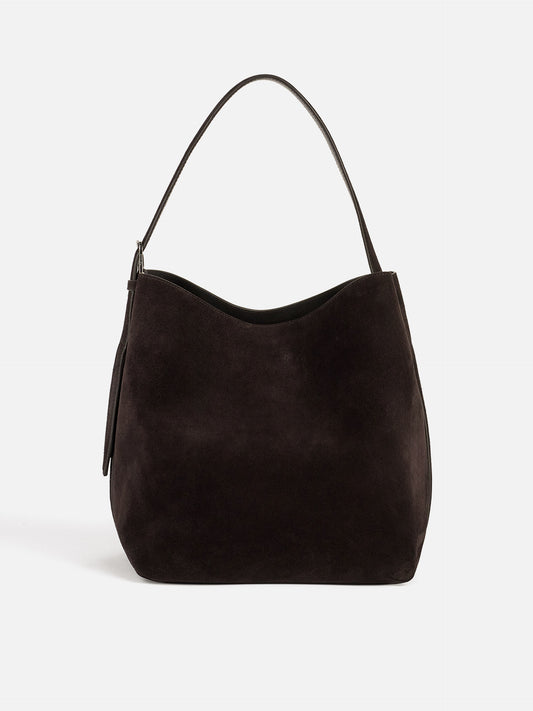 TOTEME - Tote Bag Belted Medium aus Veloursleder