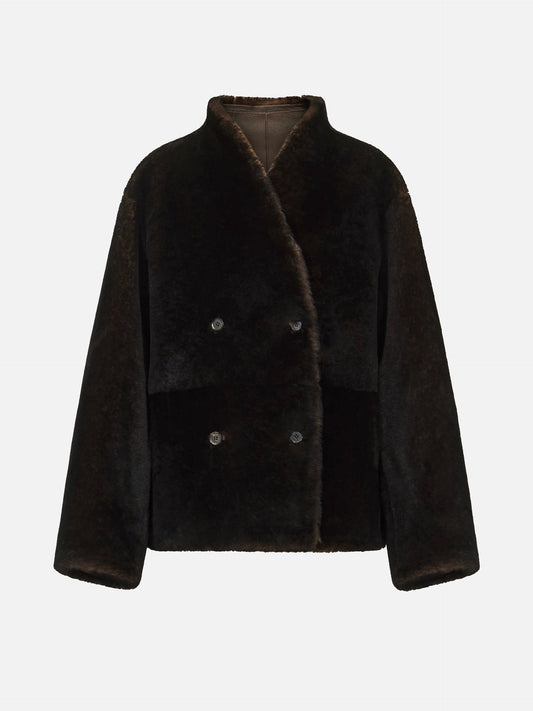 LOULOU DE SAISON - Wendbare Shearling-Jacke Catherine für Damen