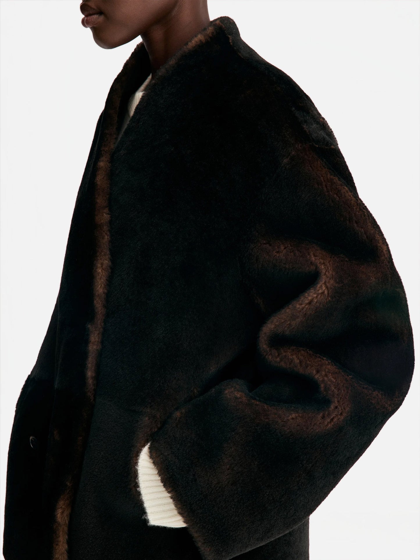 LOULOU DE SAISON - Wendbare Shearling-Jacke Catherine für Damen