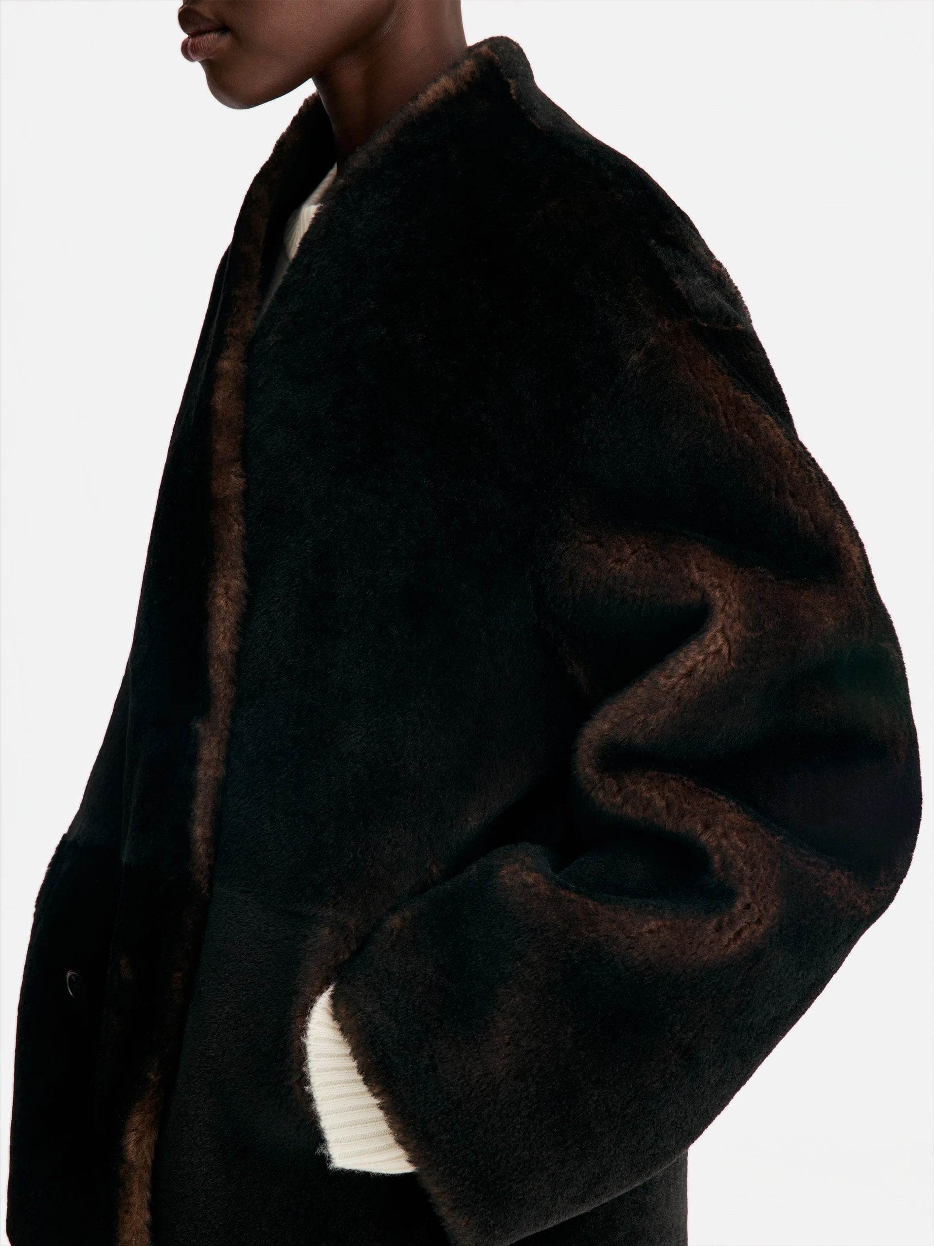 LOULOU DE SAISON - Wendbare Shearling-Jacke Catherine für Damen