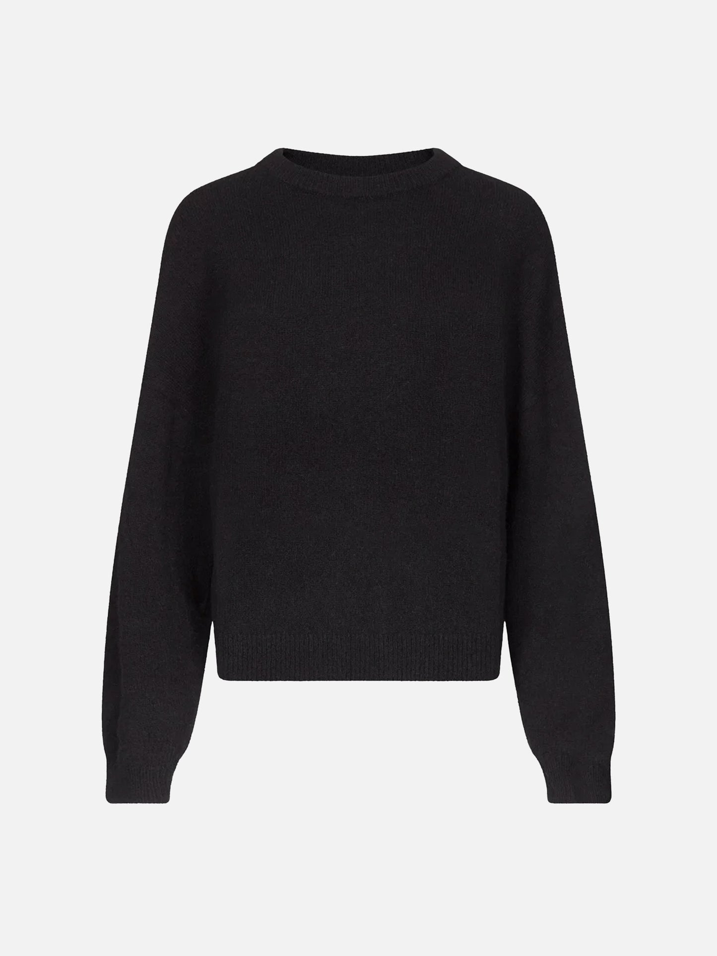 Loulou De Saison – Pullover Tristan aus Yak-Wollmix für Damen Schwarz - Black