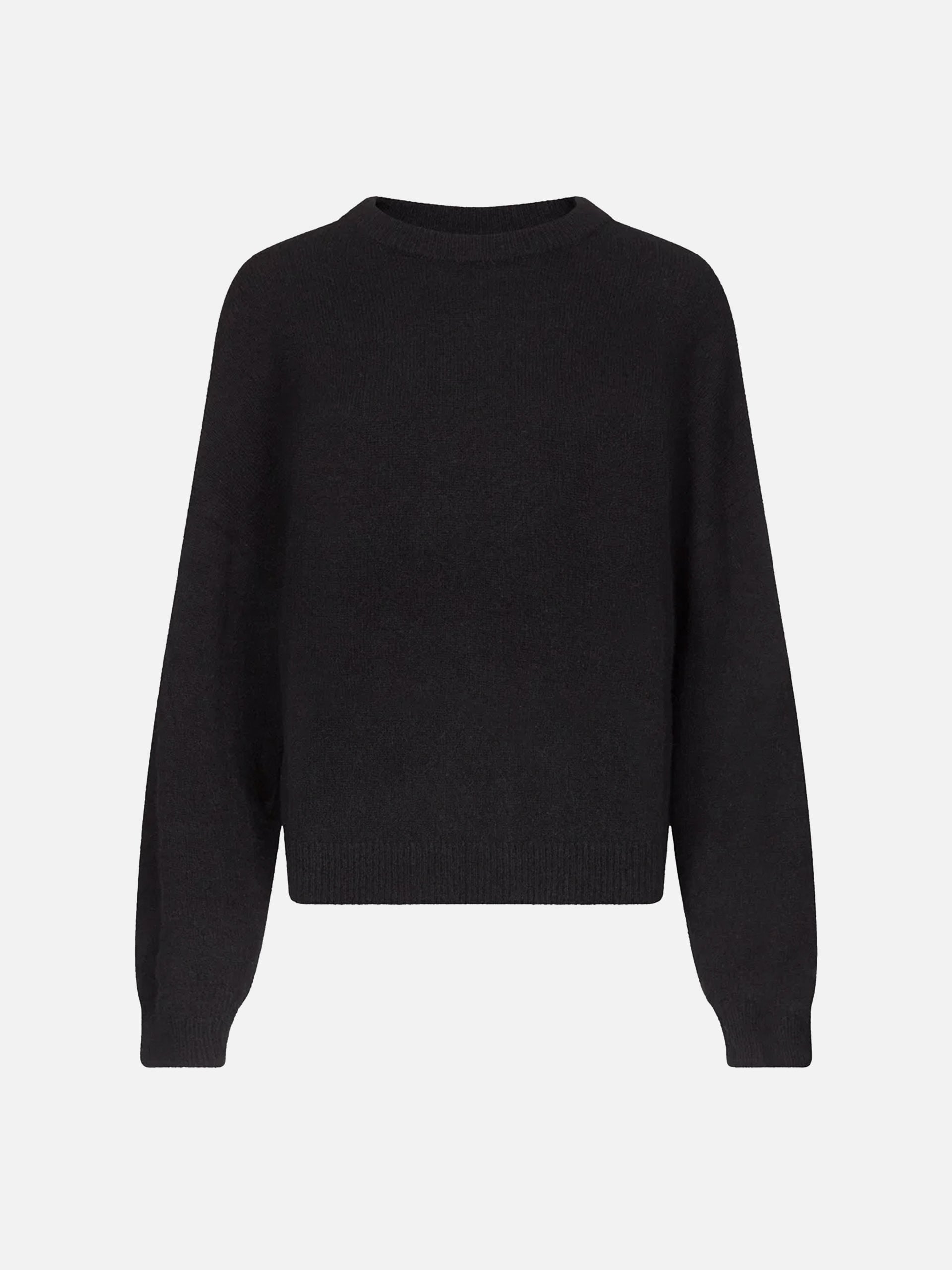 Loulou De Saison – Pullover Tristan aus Yak-Wollmix für Damen Schwarz - Black