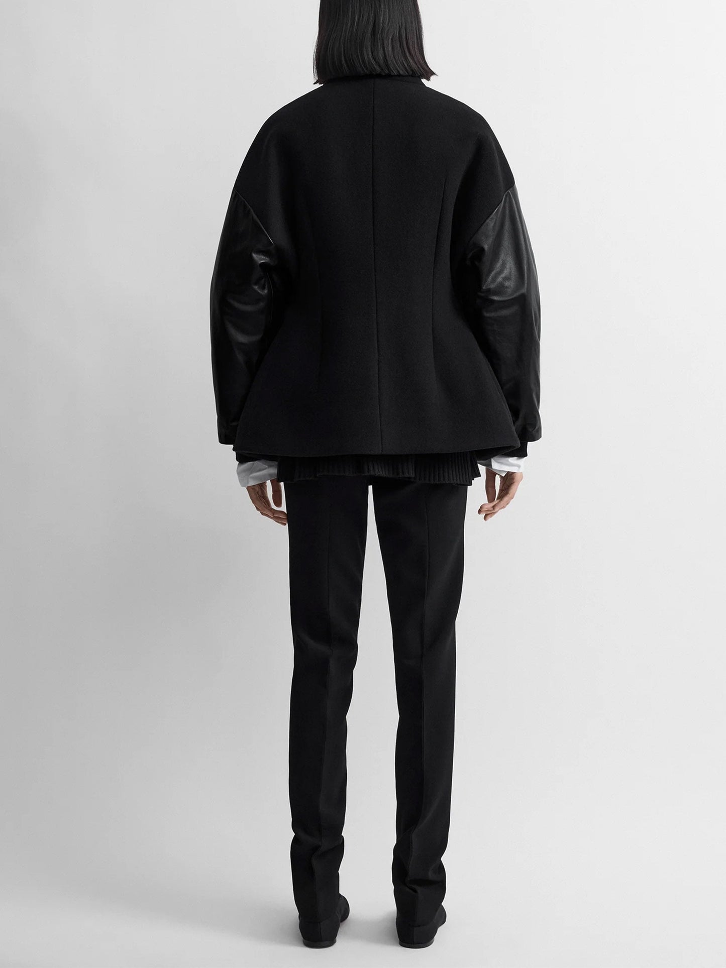 TOTEME - Varsity-Jacke aus Wolle und Leder für Damen