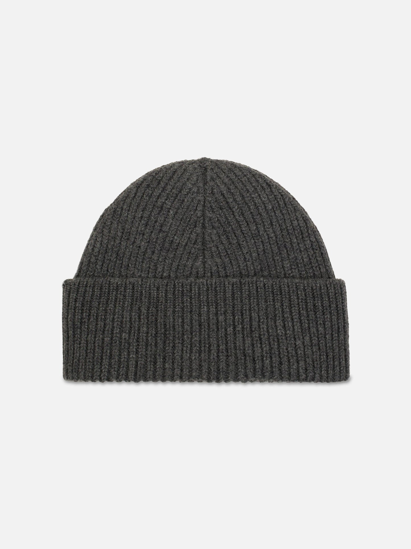 AMI PARIS - Beanie mit rotem Ami De Coeur Logo aus Merinowolle