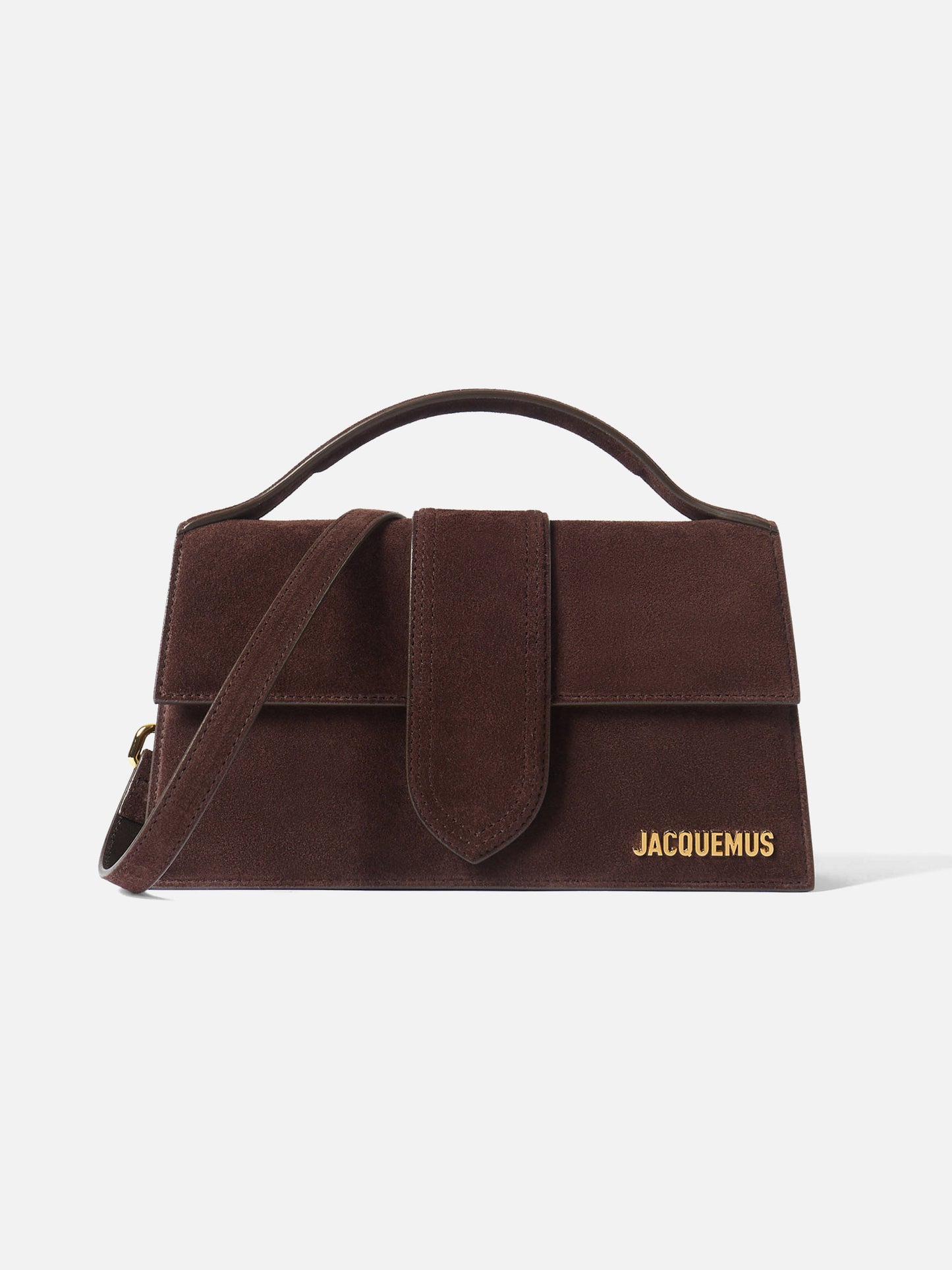 JACQUEMUS - Schultertasche Grand Bambino aus Veloursleder