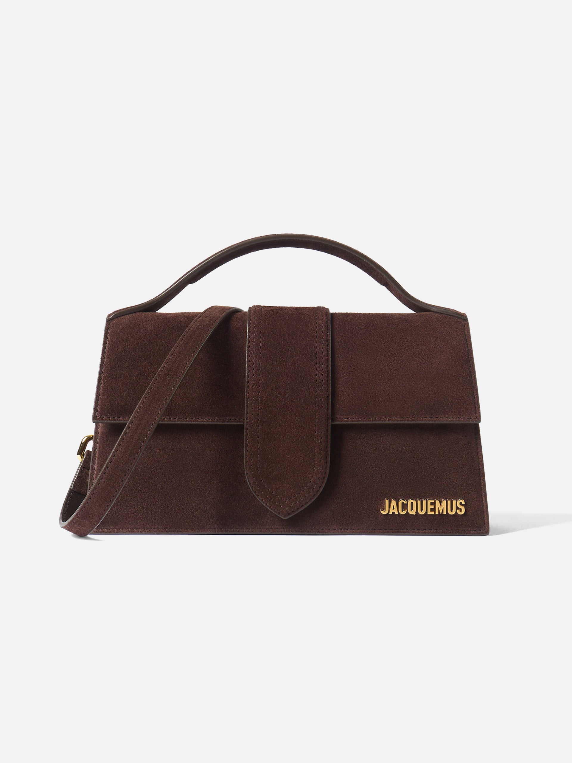 JACQUEMUS - Schultertasche Grand Bambino aus Veloursleder