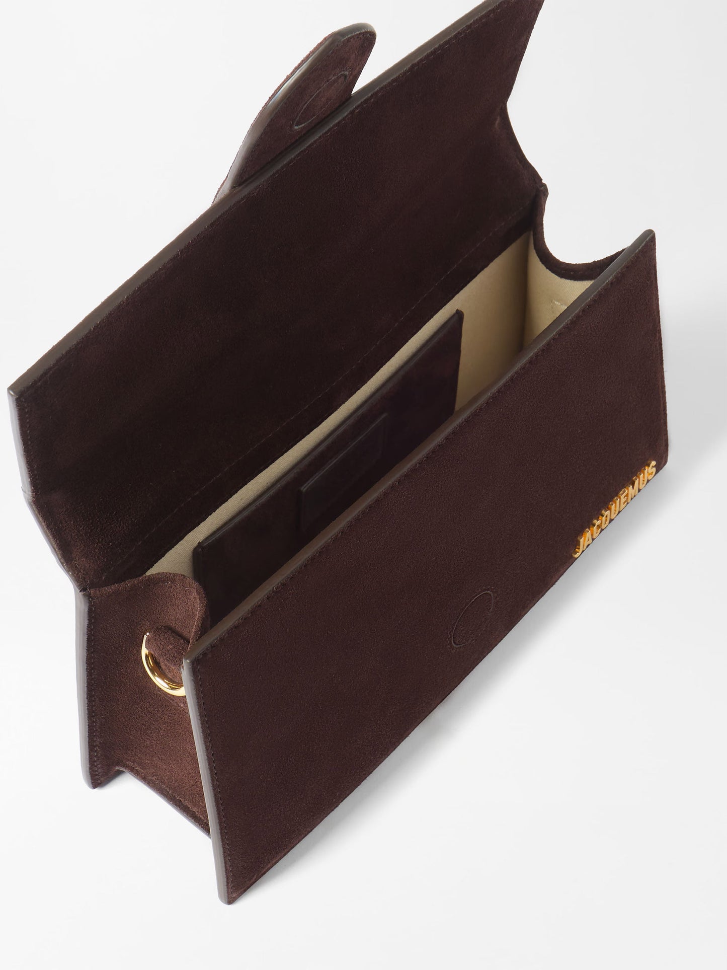 JACQUEMUS - Schultertasche Grand Bambino aus Veloursleder