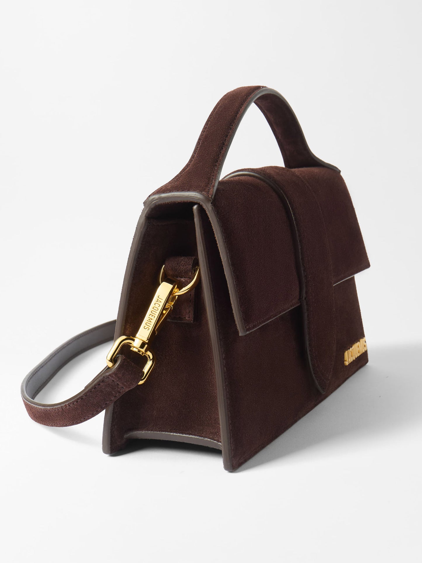 JACQUEMUS - Schultertasche Grand Bambino aus Veloursleder