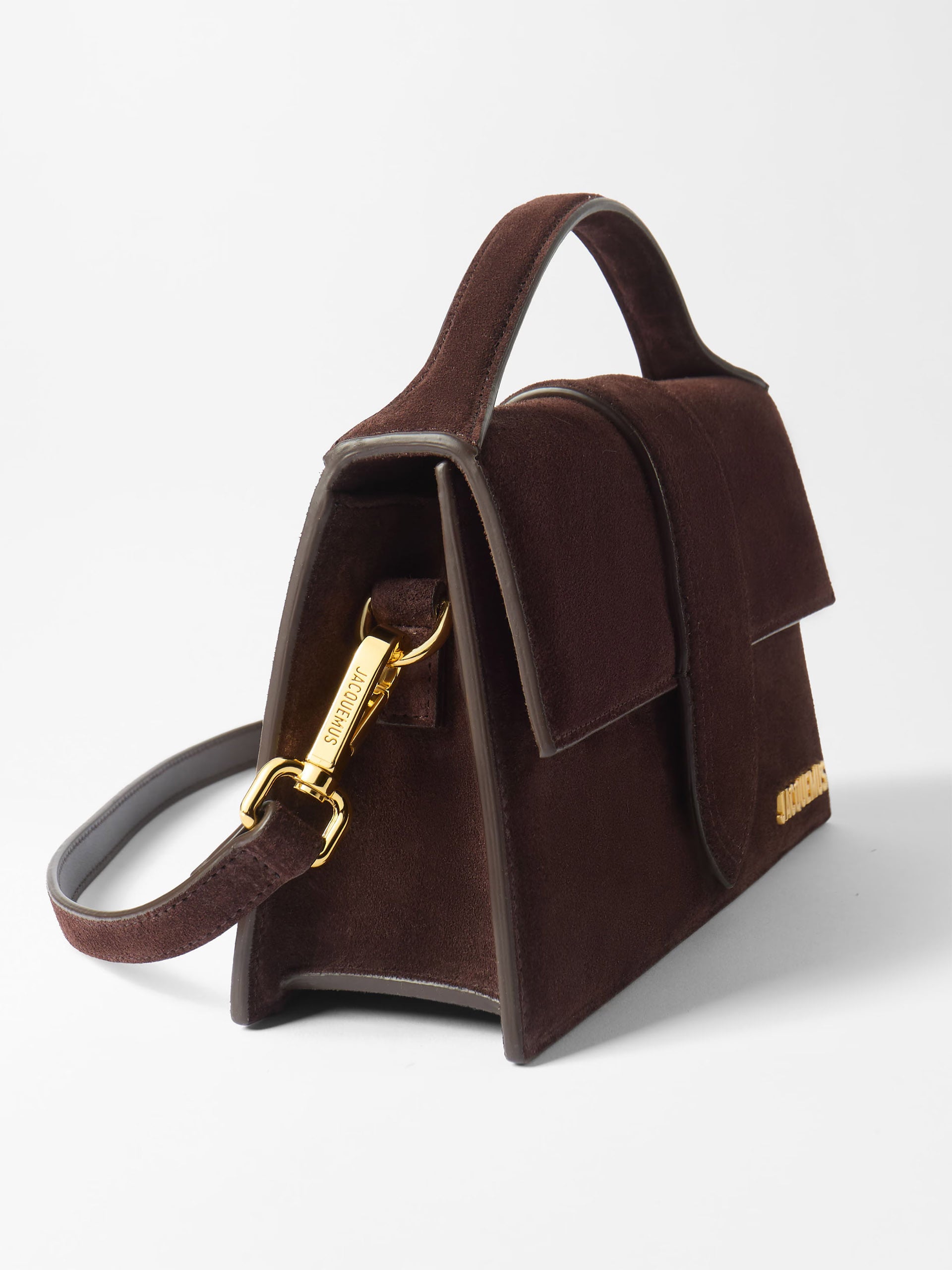 JACQUEMUS - Schultertasche Grand Bambino aus Veloursleder