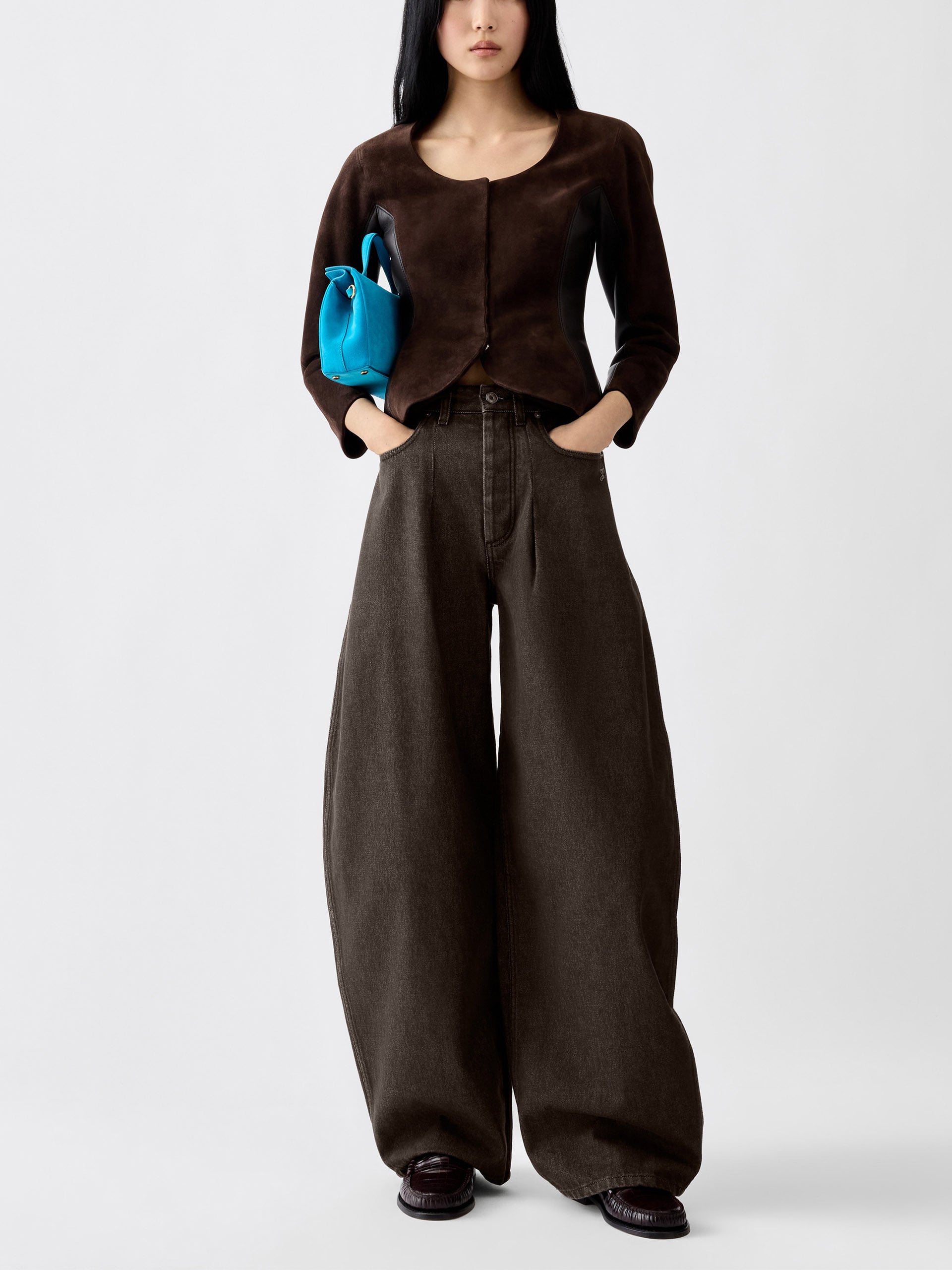 JACQUEMUS - High-Rise Barrel-Leg Jeans Ovalo für Damen