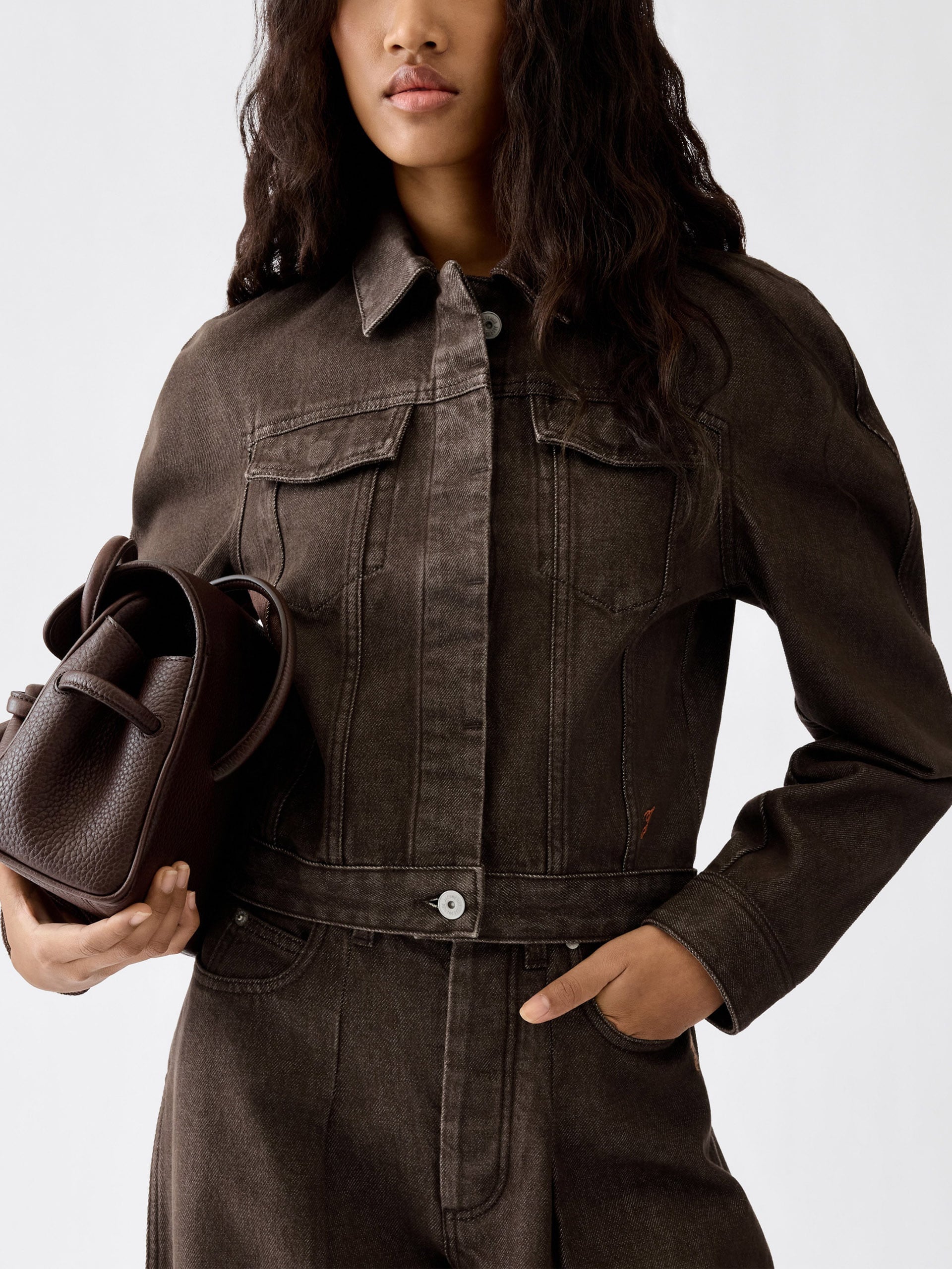 JACQUEMUS - Jeansjacke de-Nïmes Ovalo für Damen